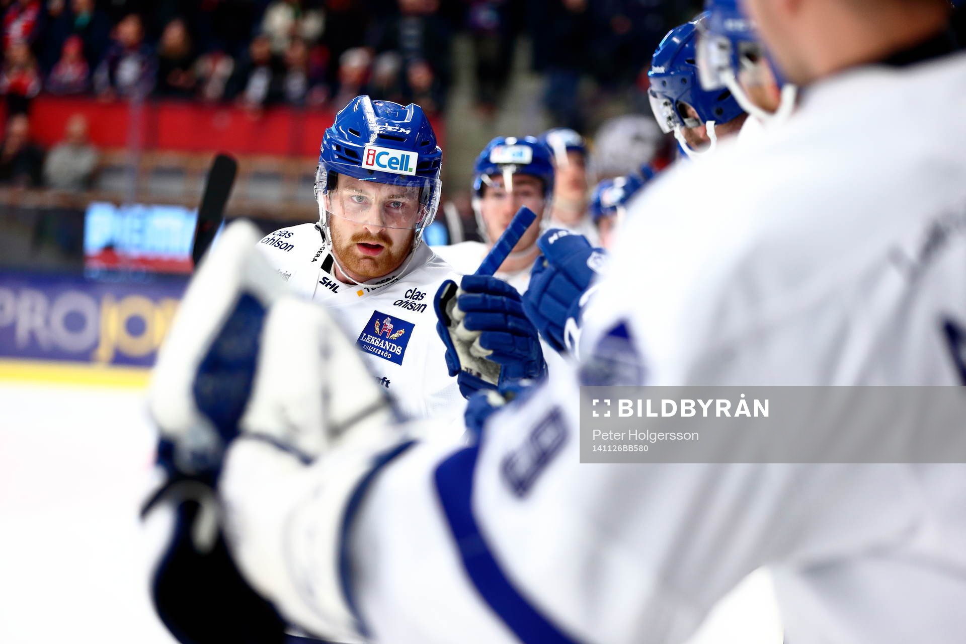Leksand-spelare jublar