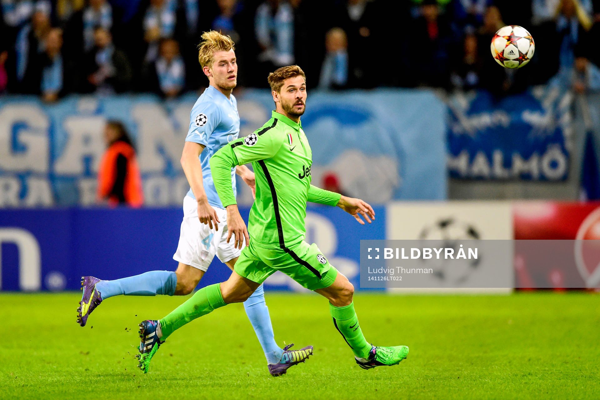 s Filip Helander och Juventus Fernando Llorente