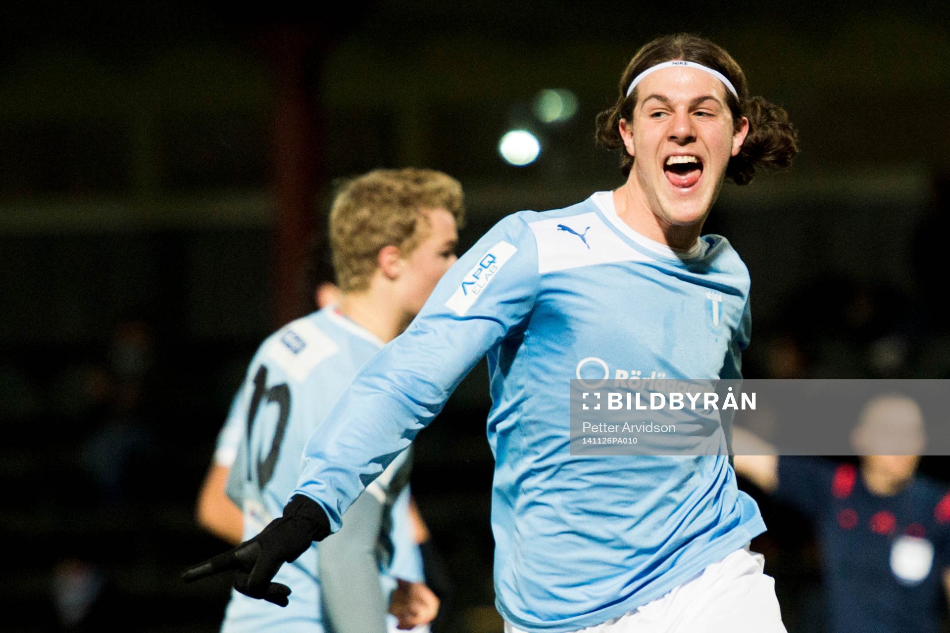 Malmö FFs Oliver Stojanovic Fredin jublar