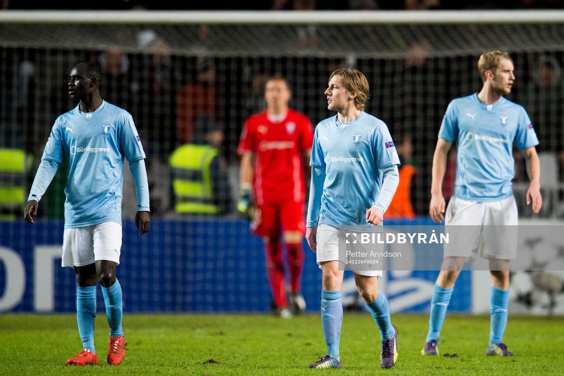 s Enock Kofi Adu, Emil Forsberg och Filip Helander deppar