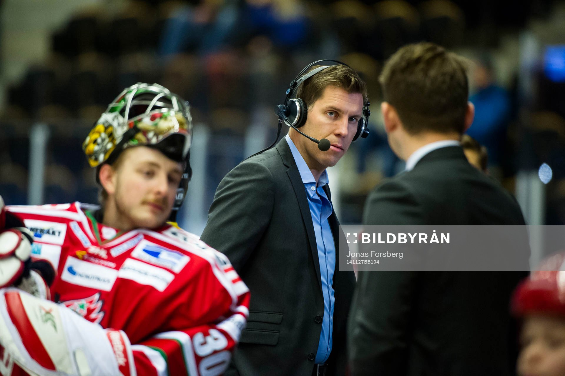 Modos Per Svartvaden, målvakt Linus Ullmark och