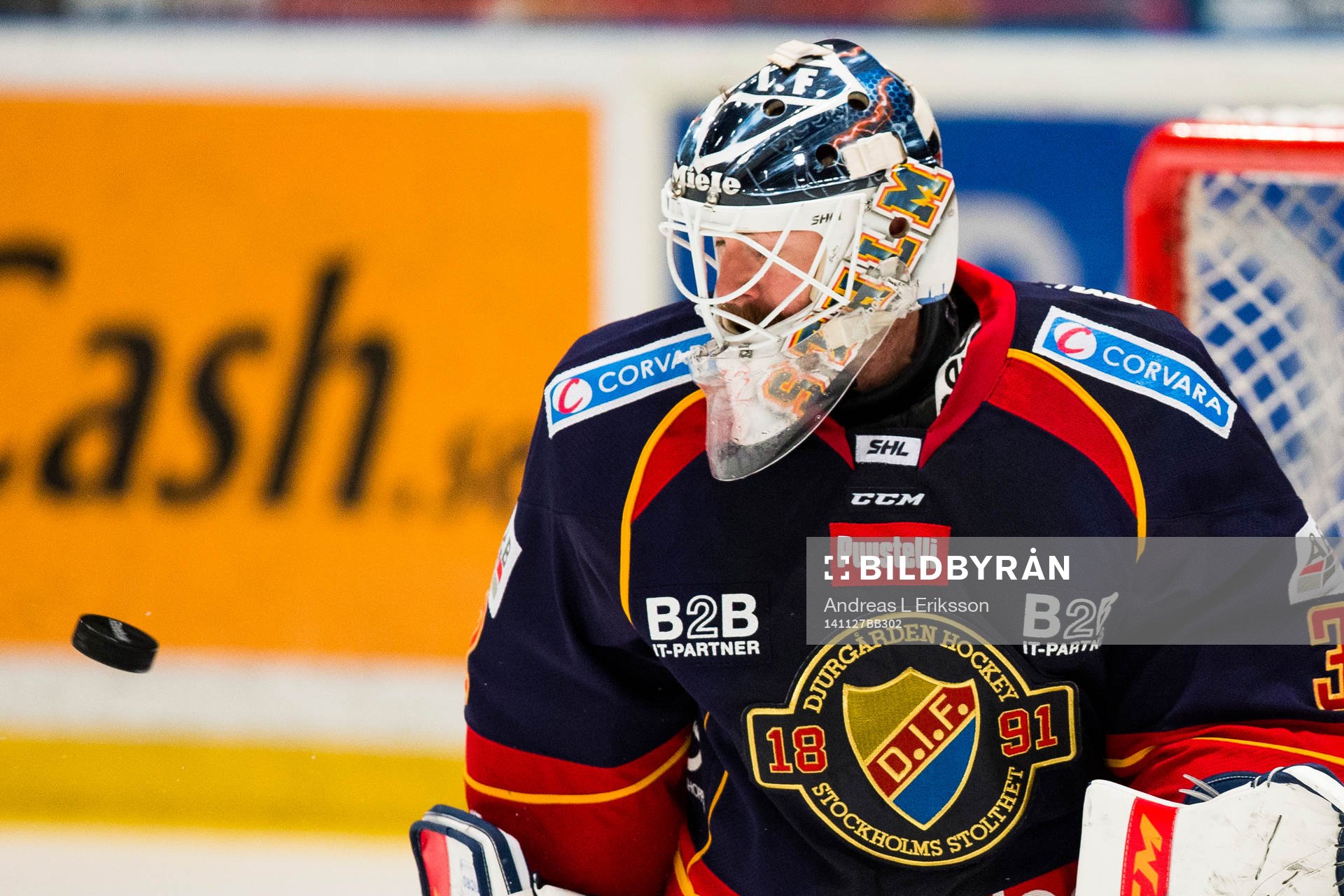 Djurgårdens målvakt Mikael Tellqvist