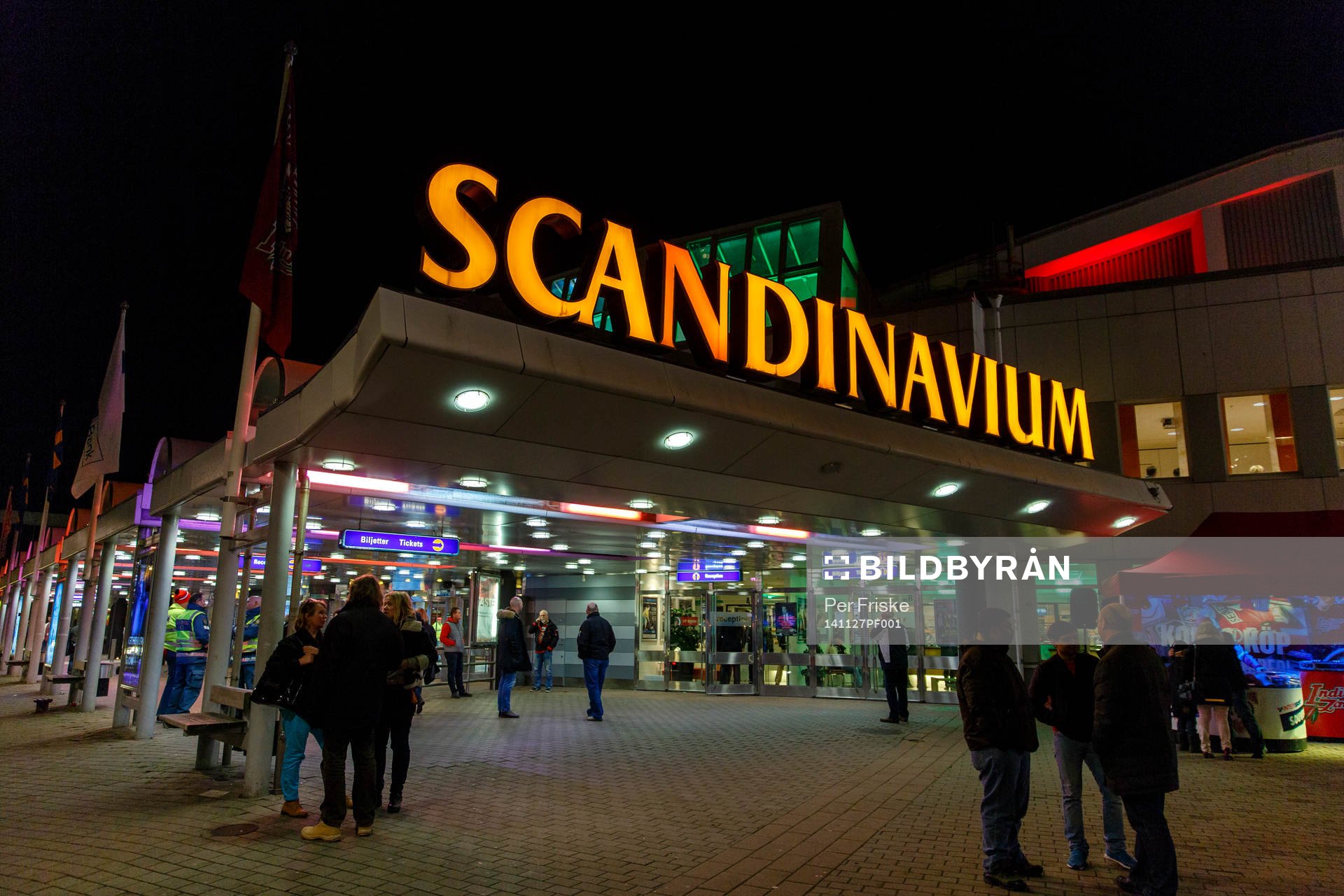Scandinavium innan ishockeymatchen i SHL mellan Frölunda