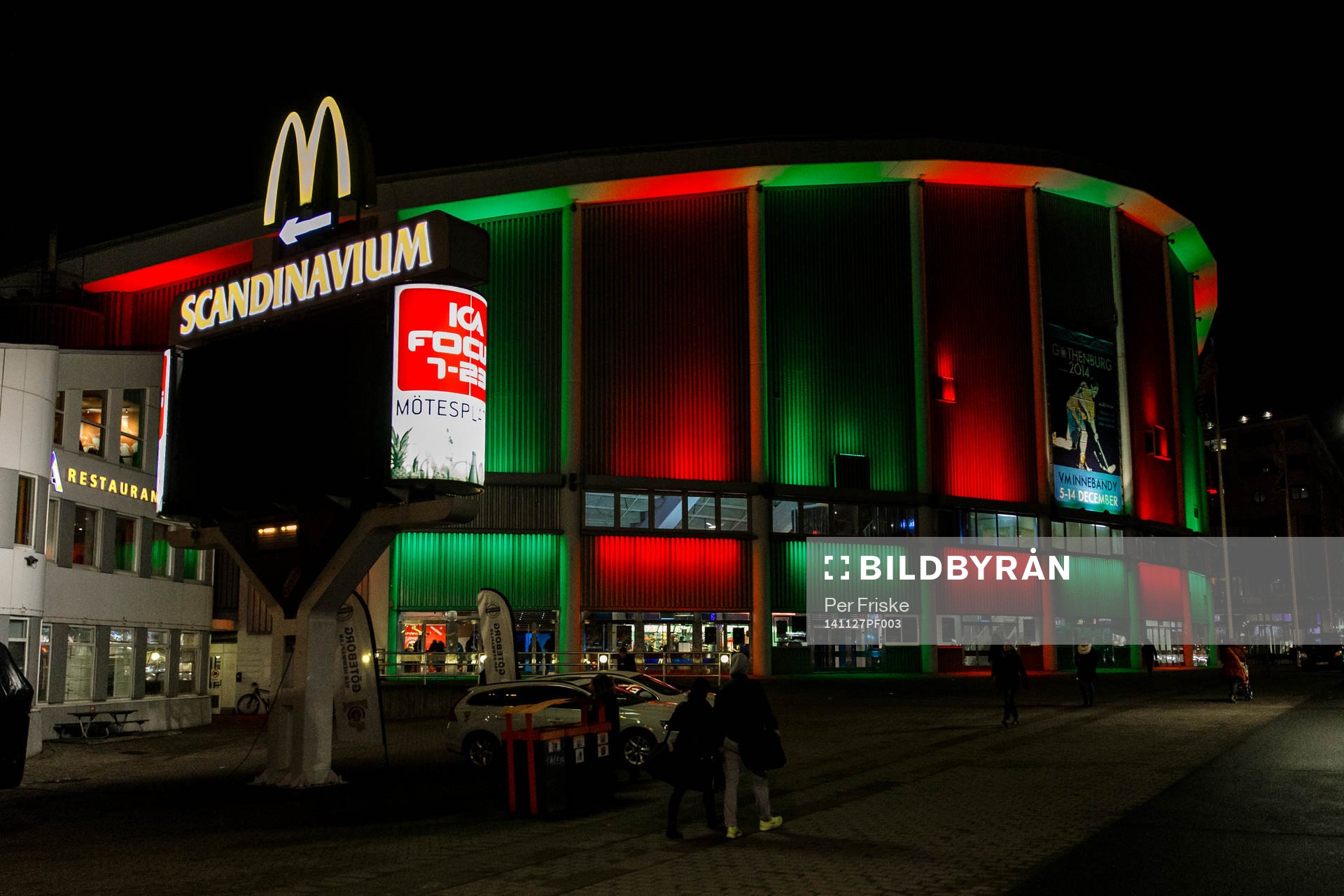 Scandinavium innan ishockeymatchen i SHL mellan Frölunda