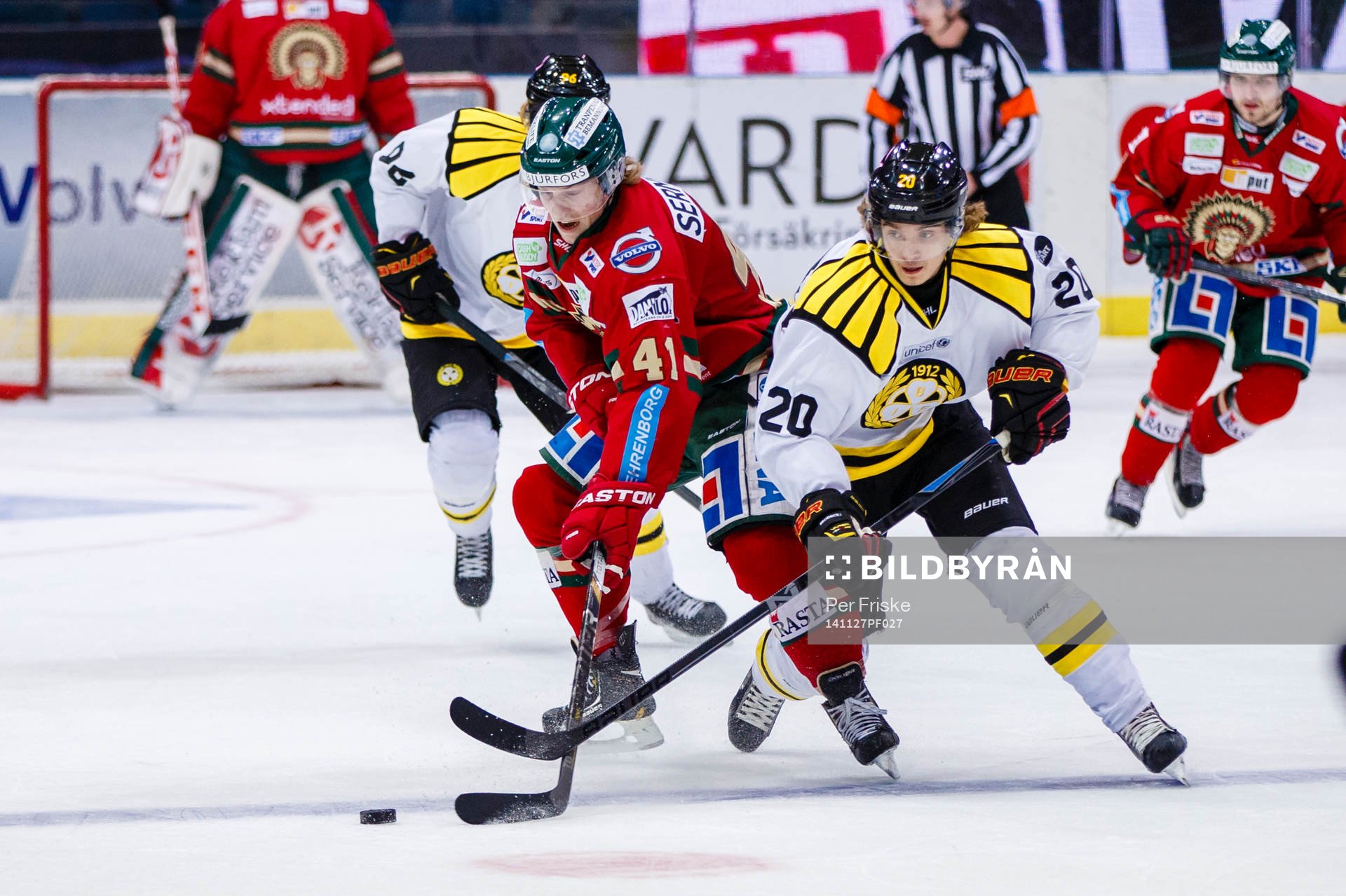 Frölundas Mathis Olimb och Brynäs Adam Brodecki