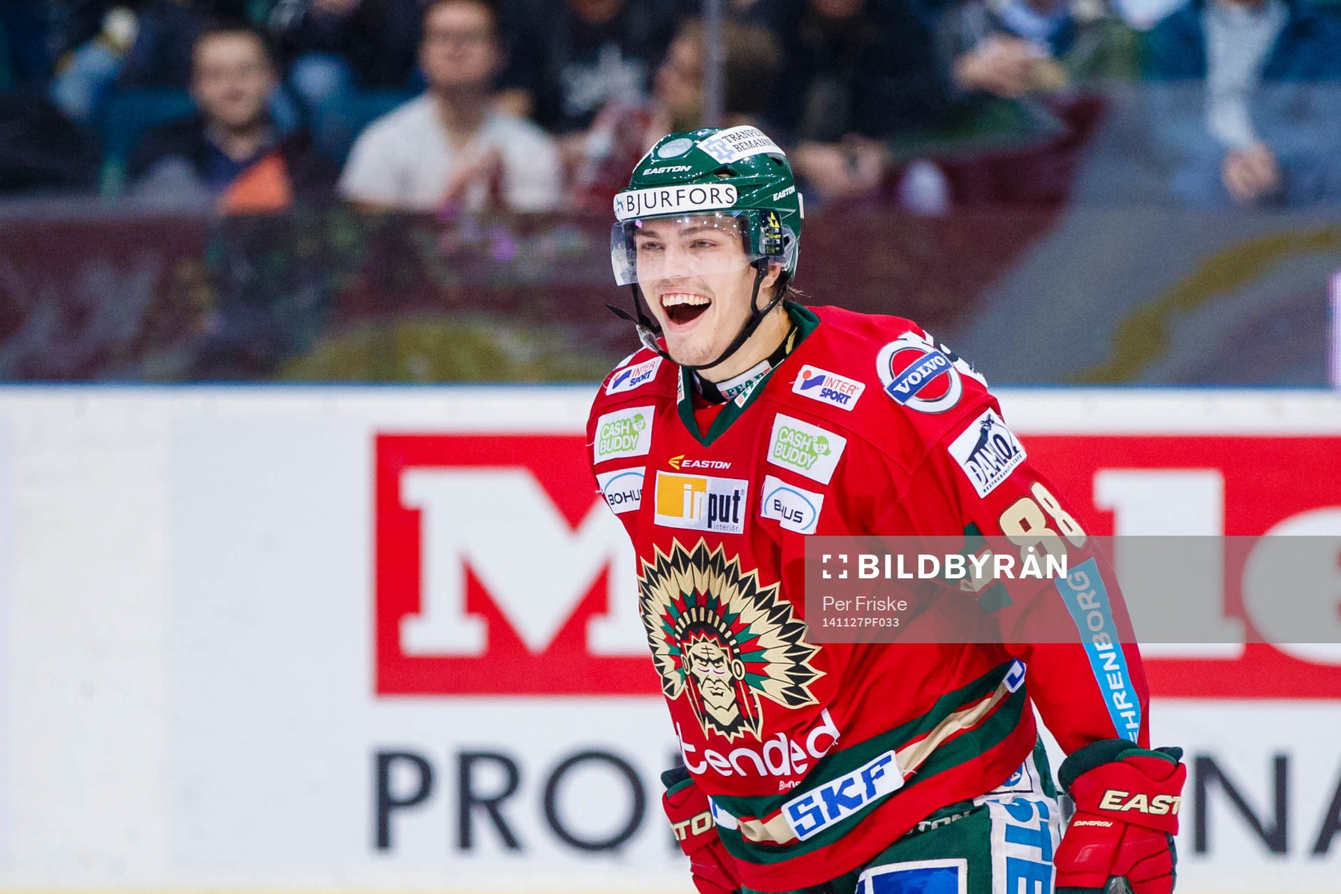 Frölundas Andreas Johnson jublar