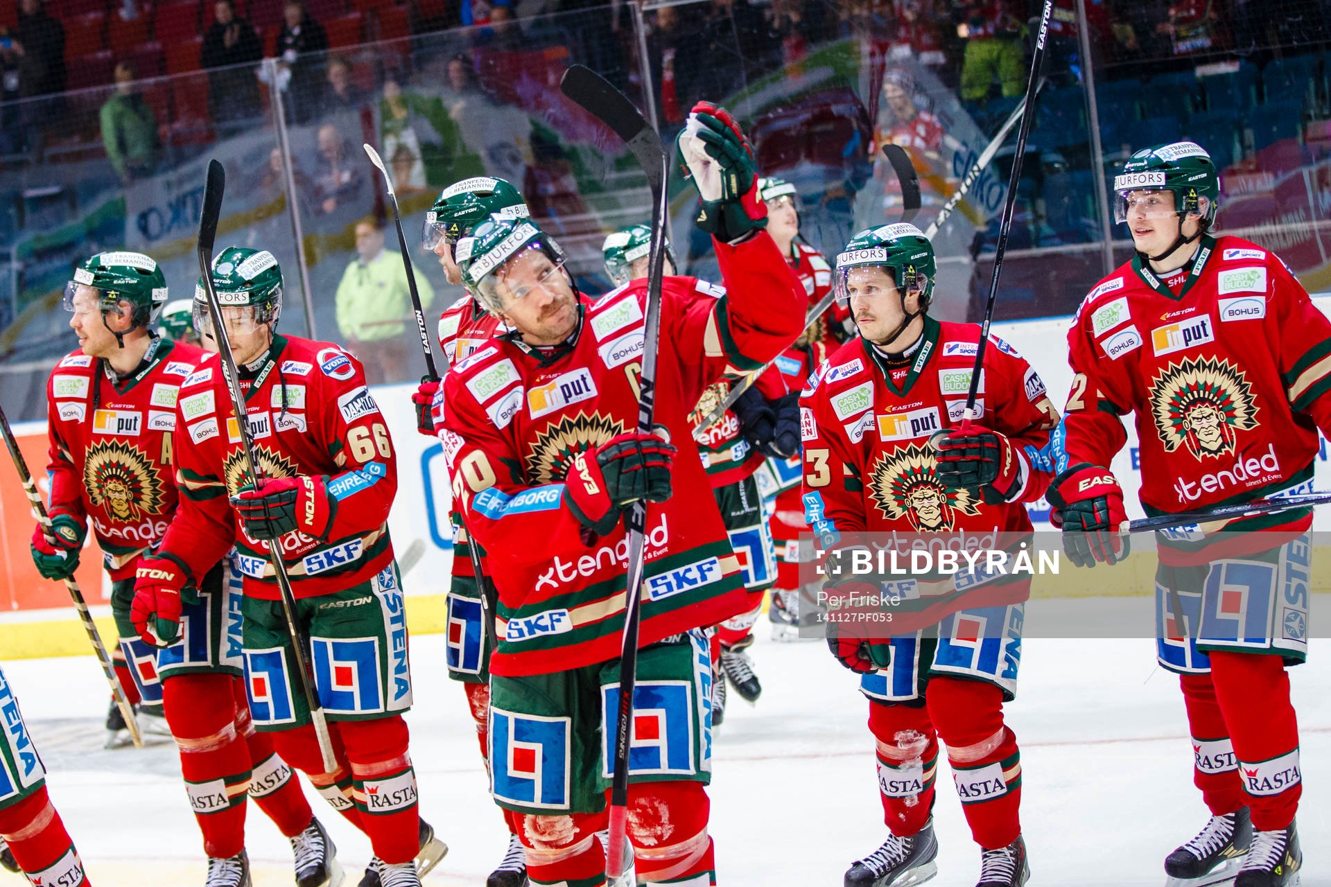 Frölundas Joel Lundqvist tackar publiken