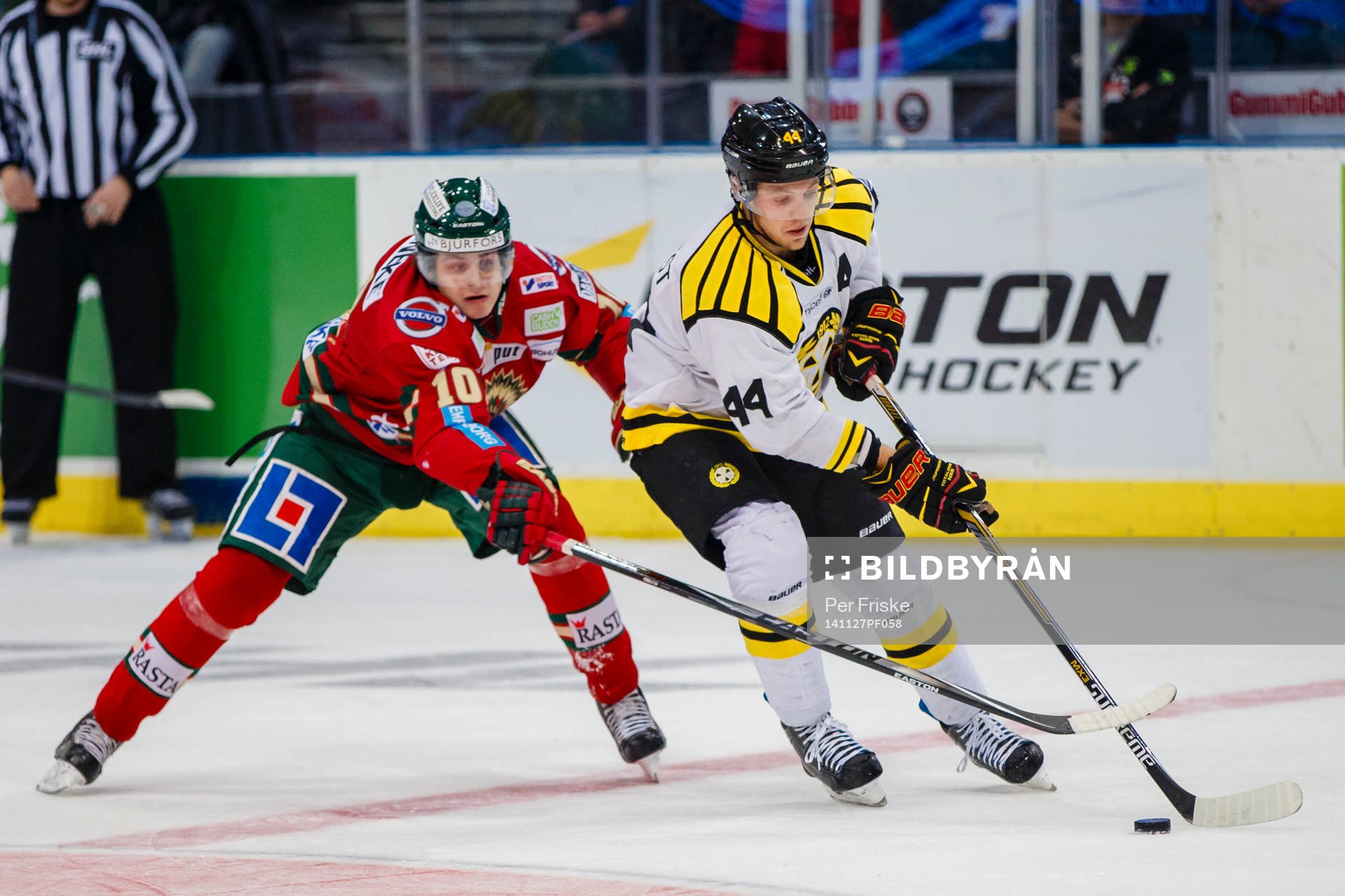 Frölundas Mattias Janmark och Brynäs Jacob Blomqvist
