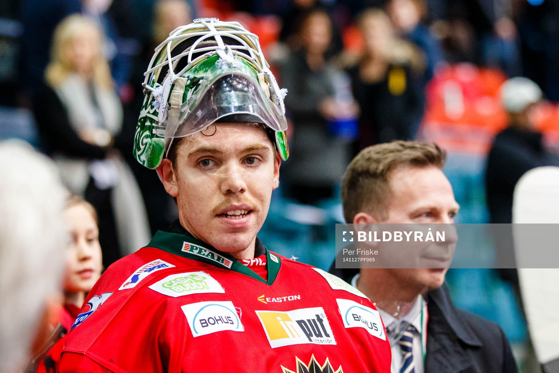 Frölundas målvakt Linus Fernström