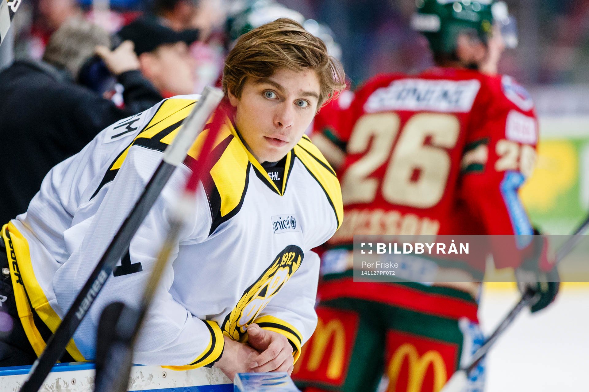Brynäs målvakt Felix Sandström