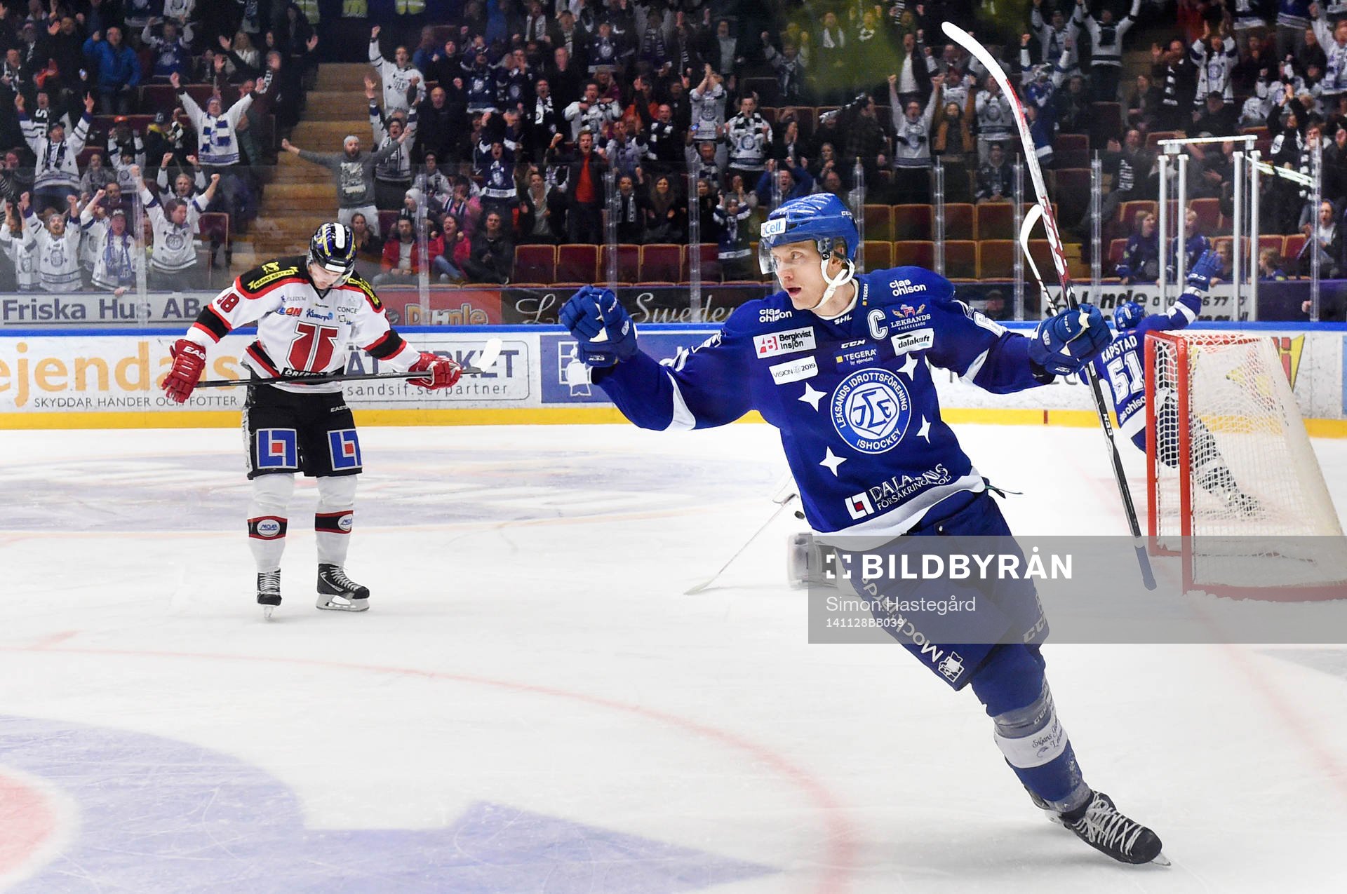 Leksands Johan Ryno jublar
