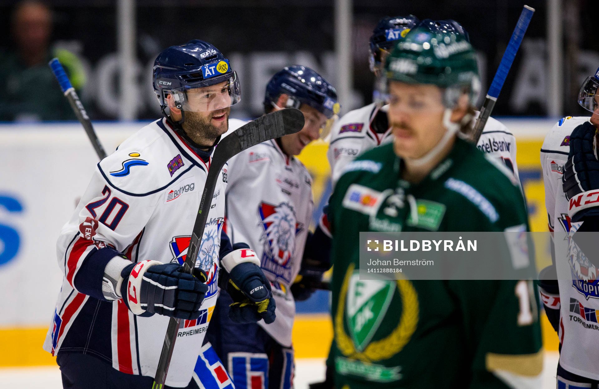 Linköpings Jeff Taffe gör 1-2 och jublar