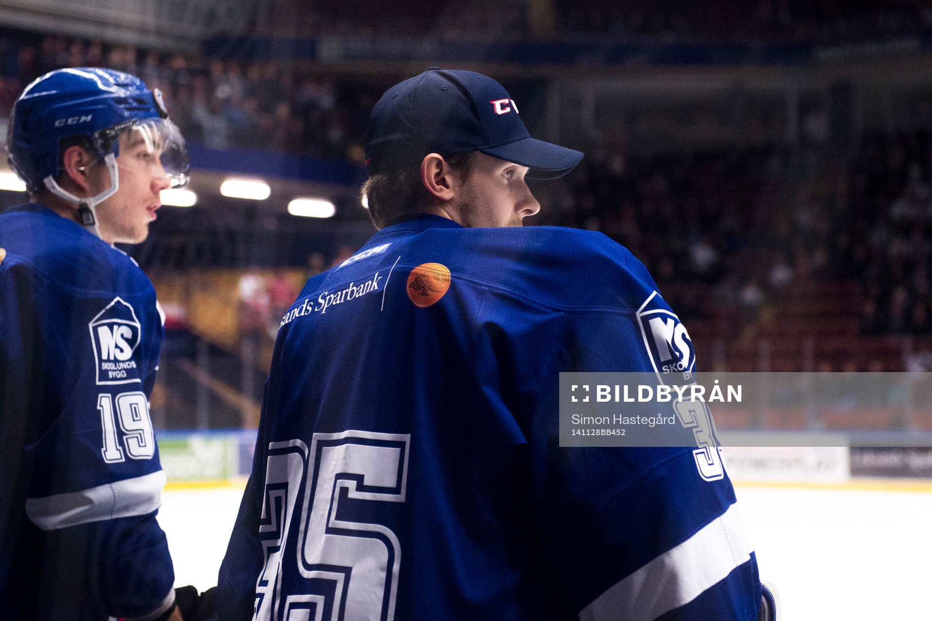 Leksands Tobias Forsberg och Leksands målvakt Viktor