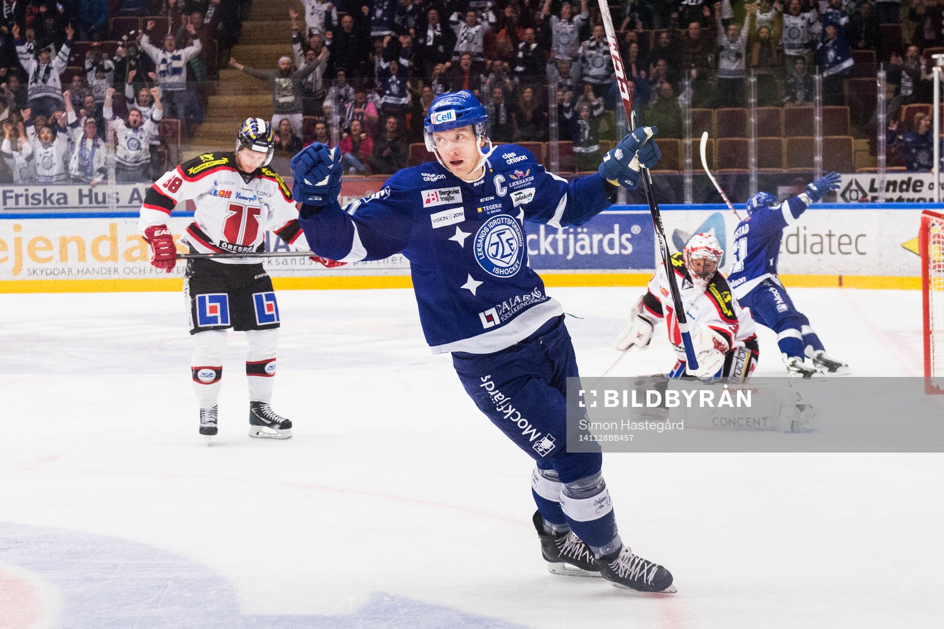 Leksands Johan Ryno jublar