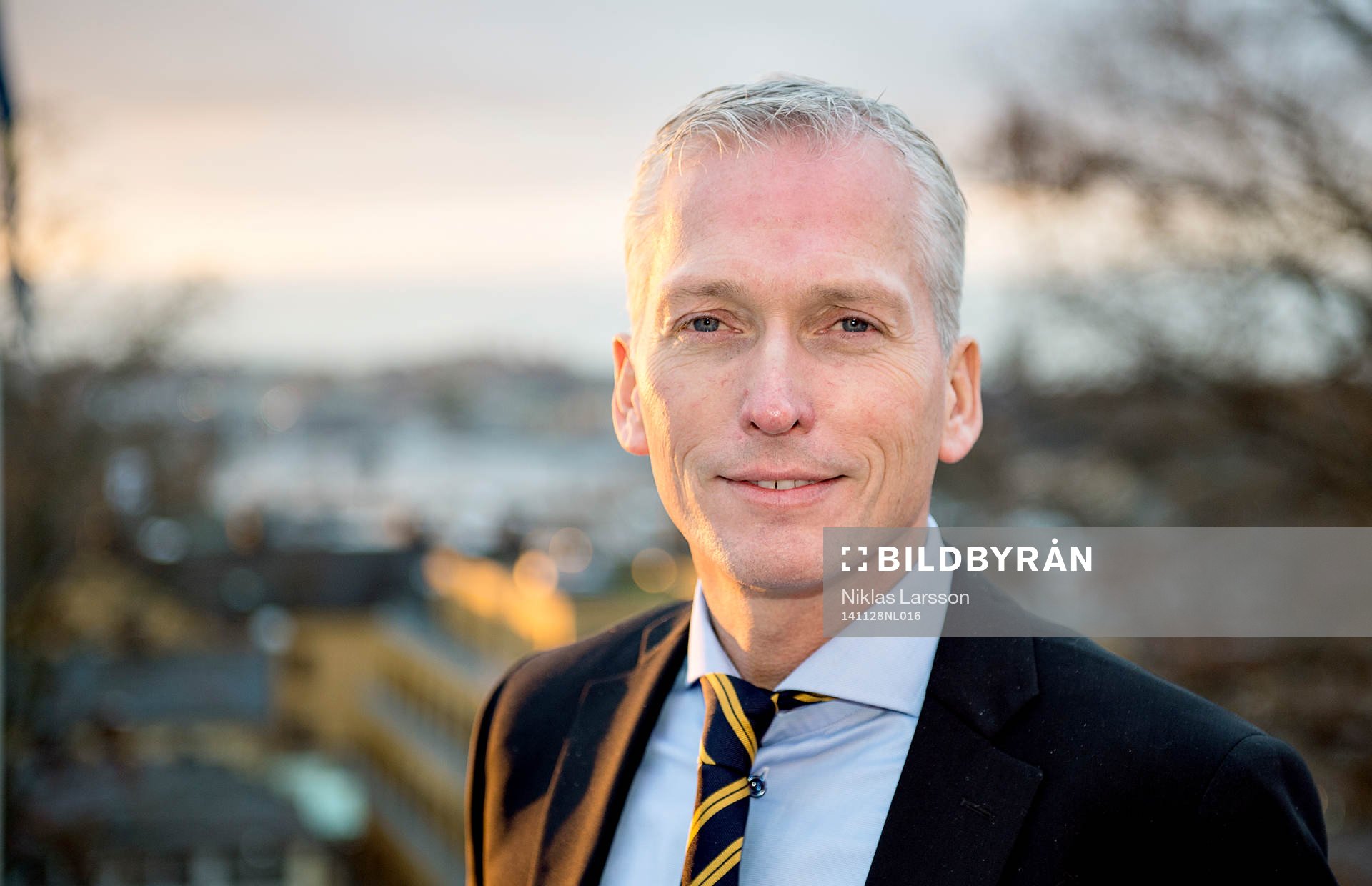 Svenska Fotbollsförbundets Generalsekreterare Håkan Sjöstrand under Svenska Fotbollsförbundets representantskapsmöte den 28 november 2014 i Stockholm.