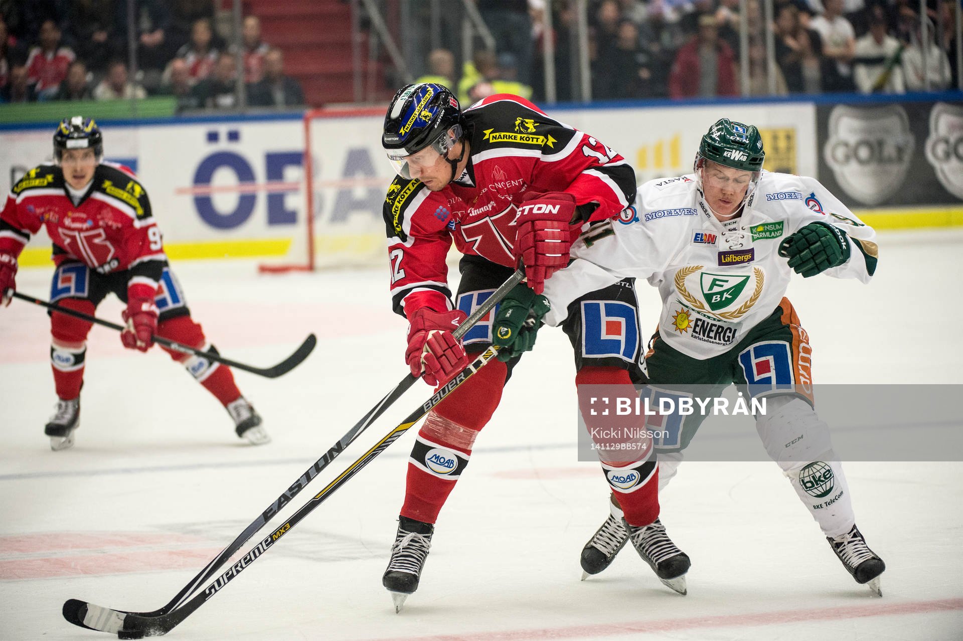 Örebros Marko Antilla och Färjestads Anssi Salmela