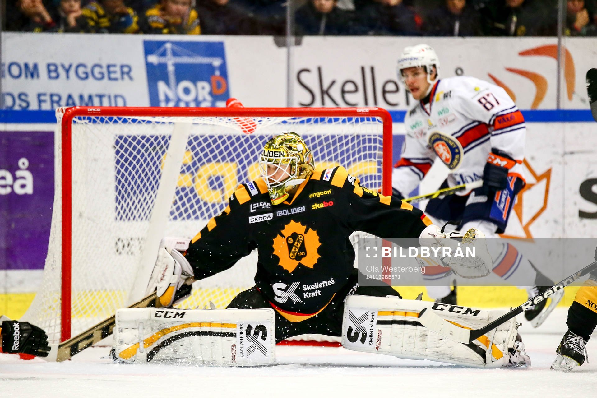Skellefteås målvakt Erik Hanses