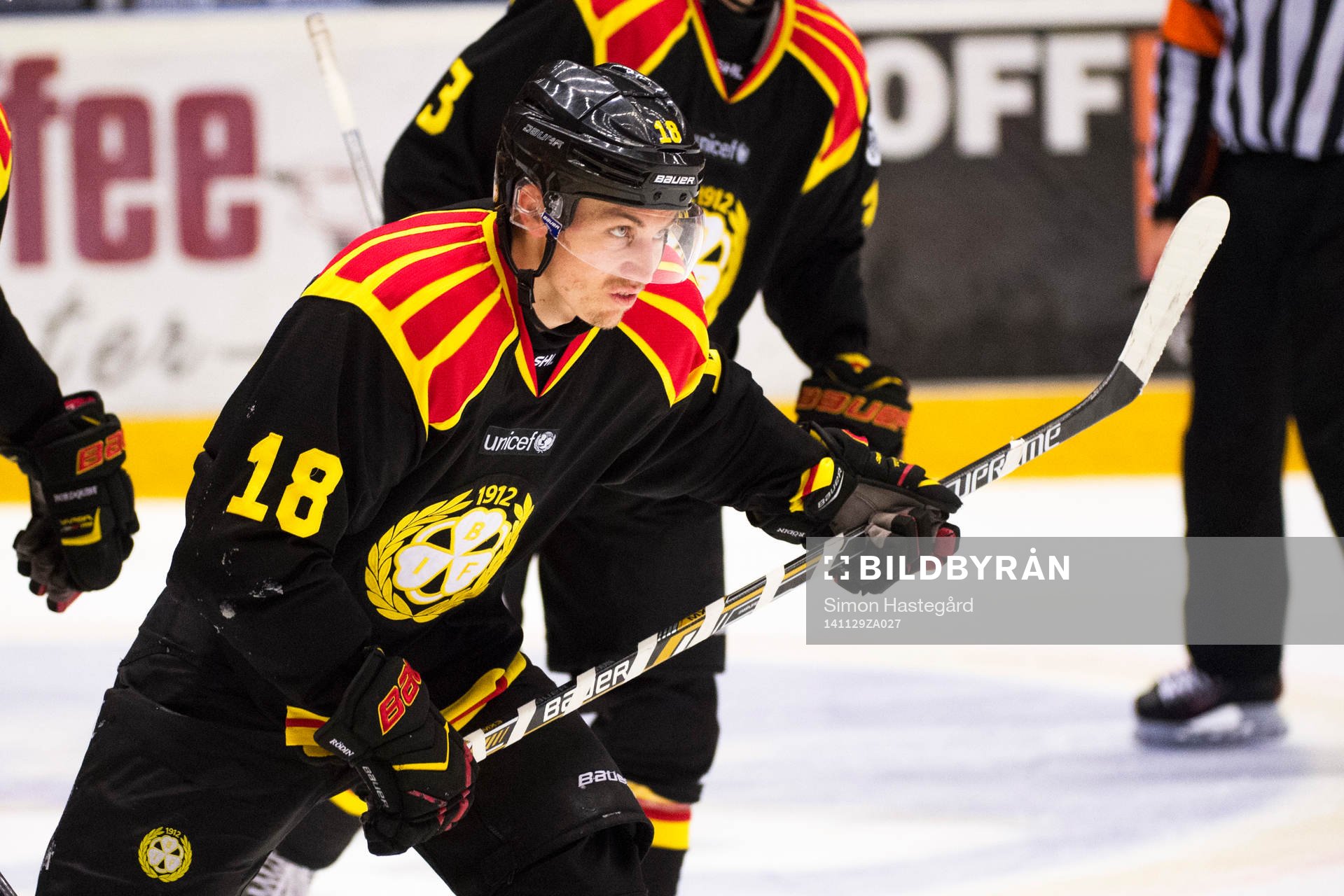 Brynäs Anton Rödin jublar