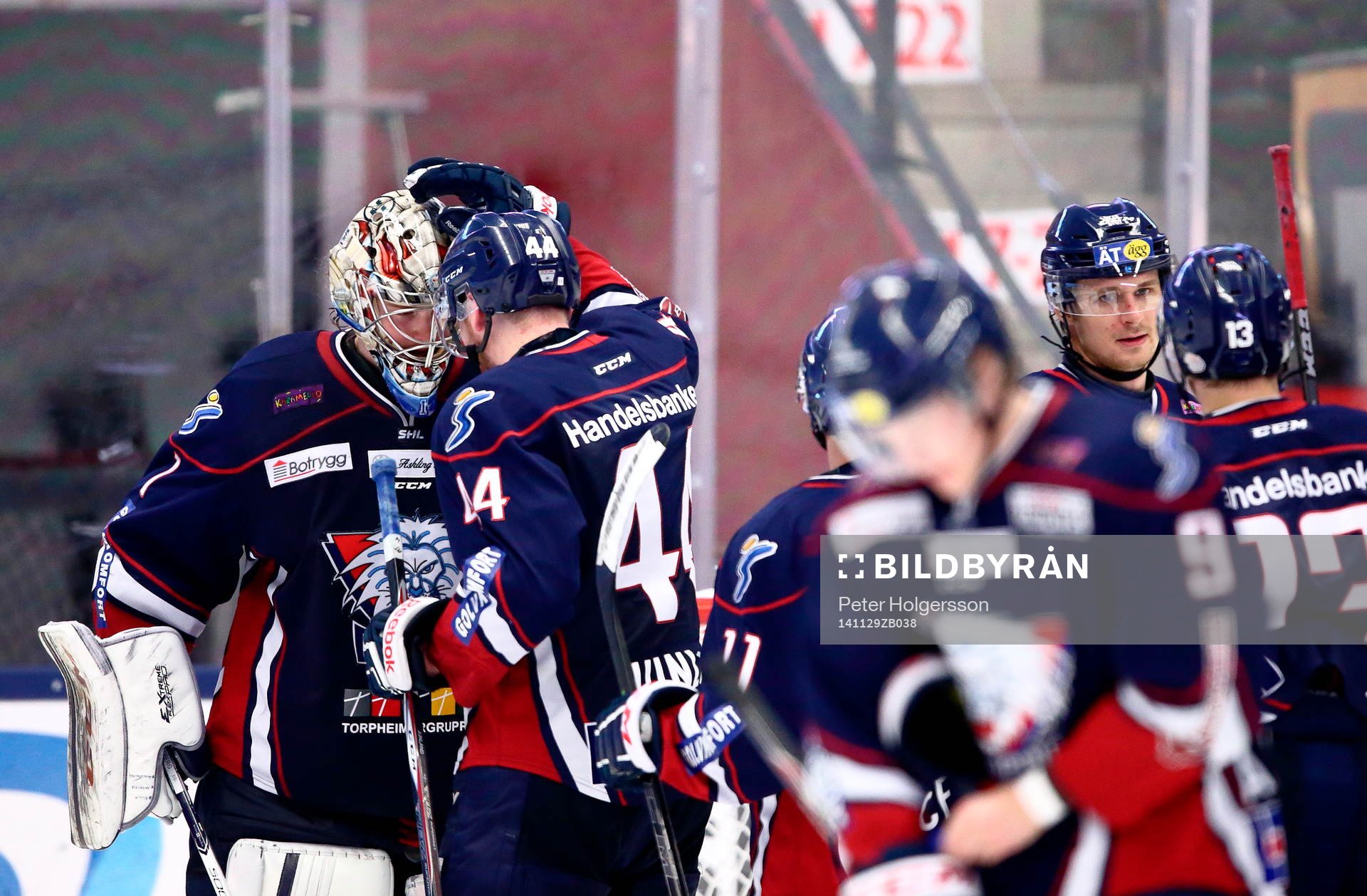 Linköping målvakt Marcus Högberg höll nollan och tackas