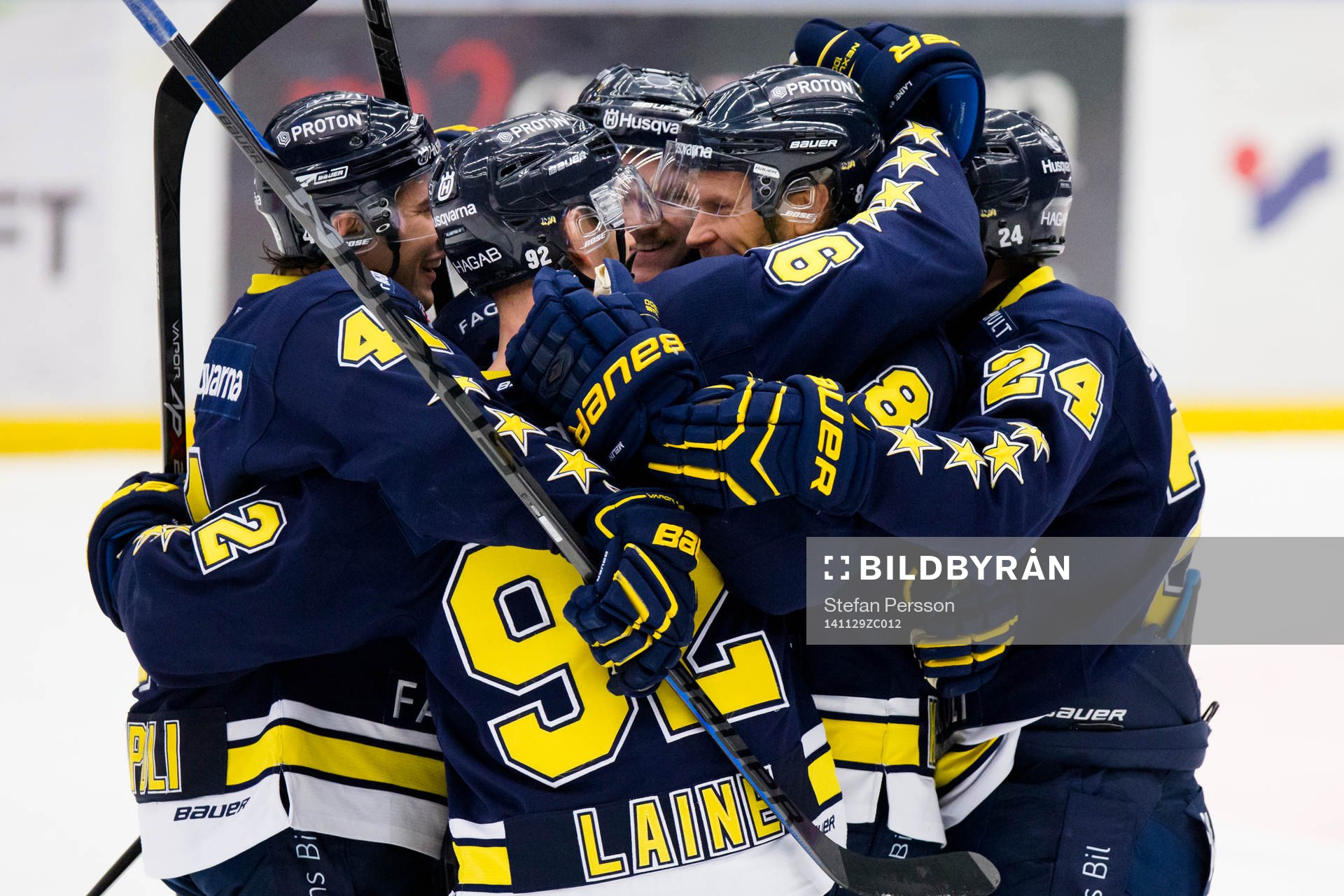 s Chris Campoli, Teemu Laine, Ted Brithén, Jere Karalahti