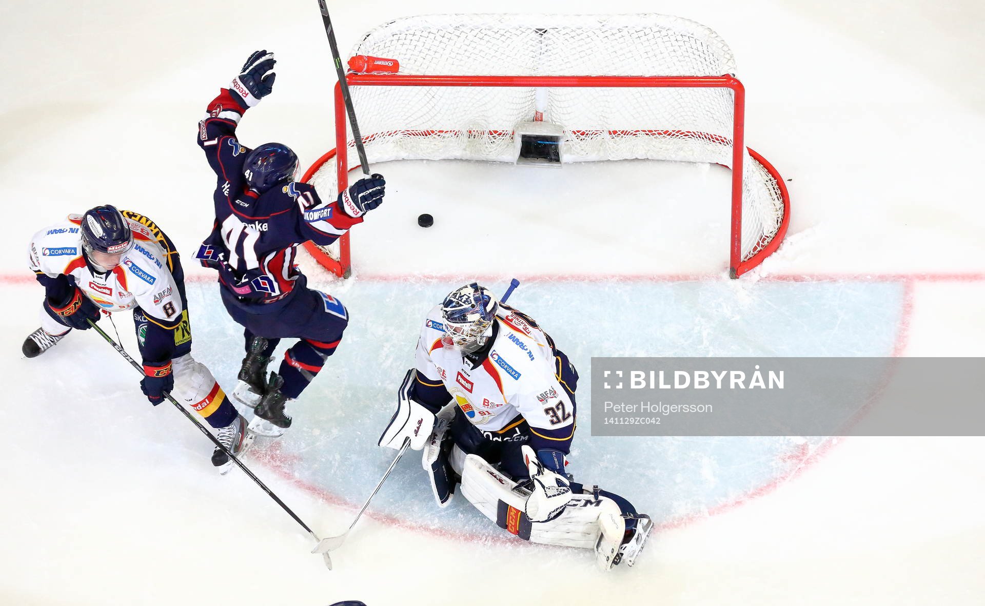 Mål 3-0 av Linköpings Nichlas Hardt förbi Djurgårdens