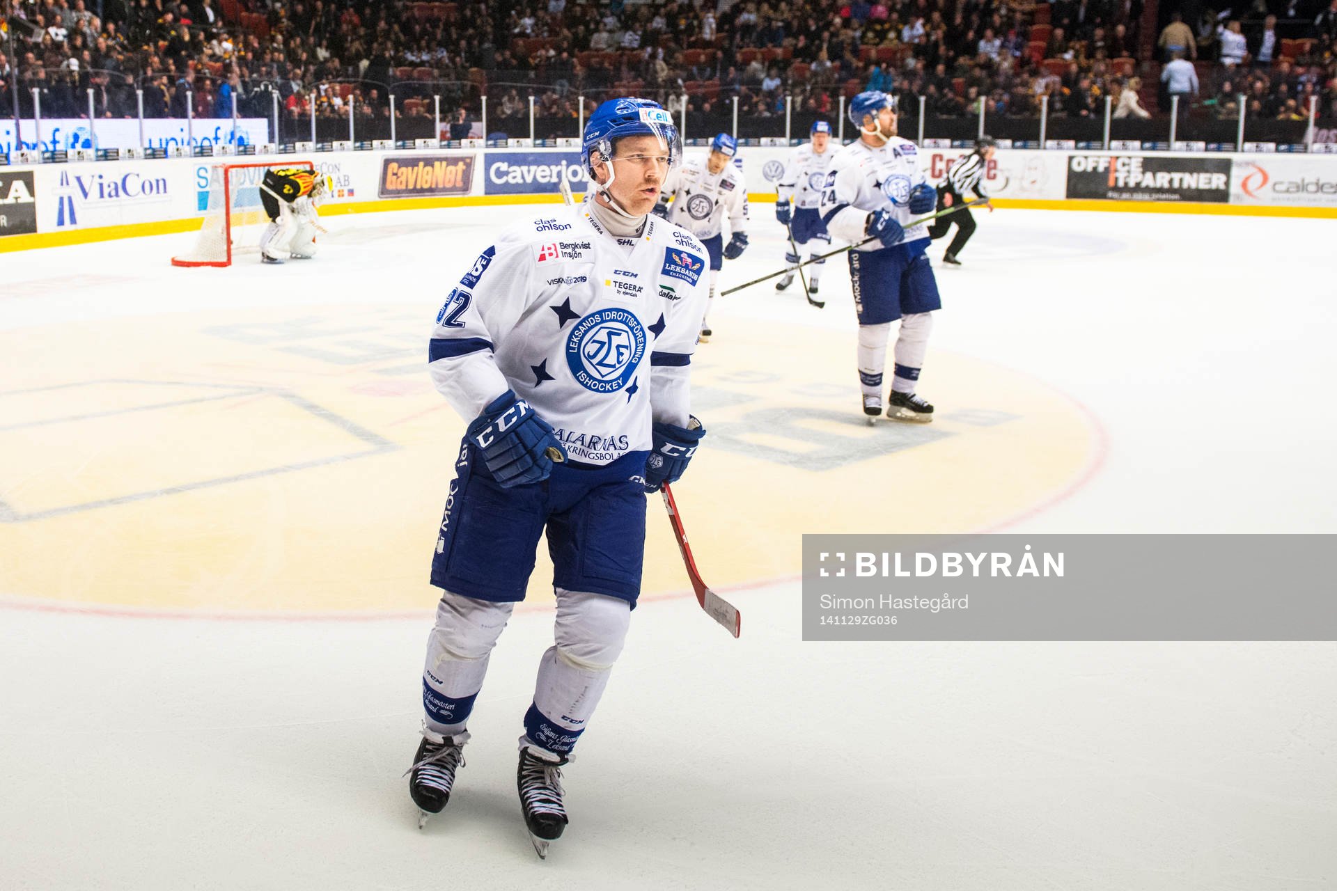 Leksands  Jens Bergenström  jublar