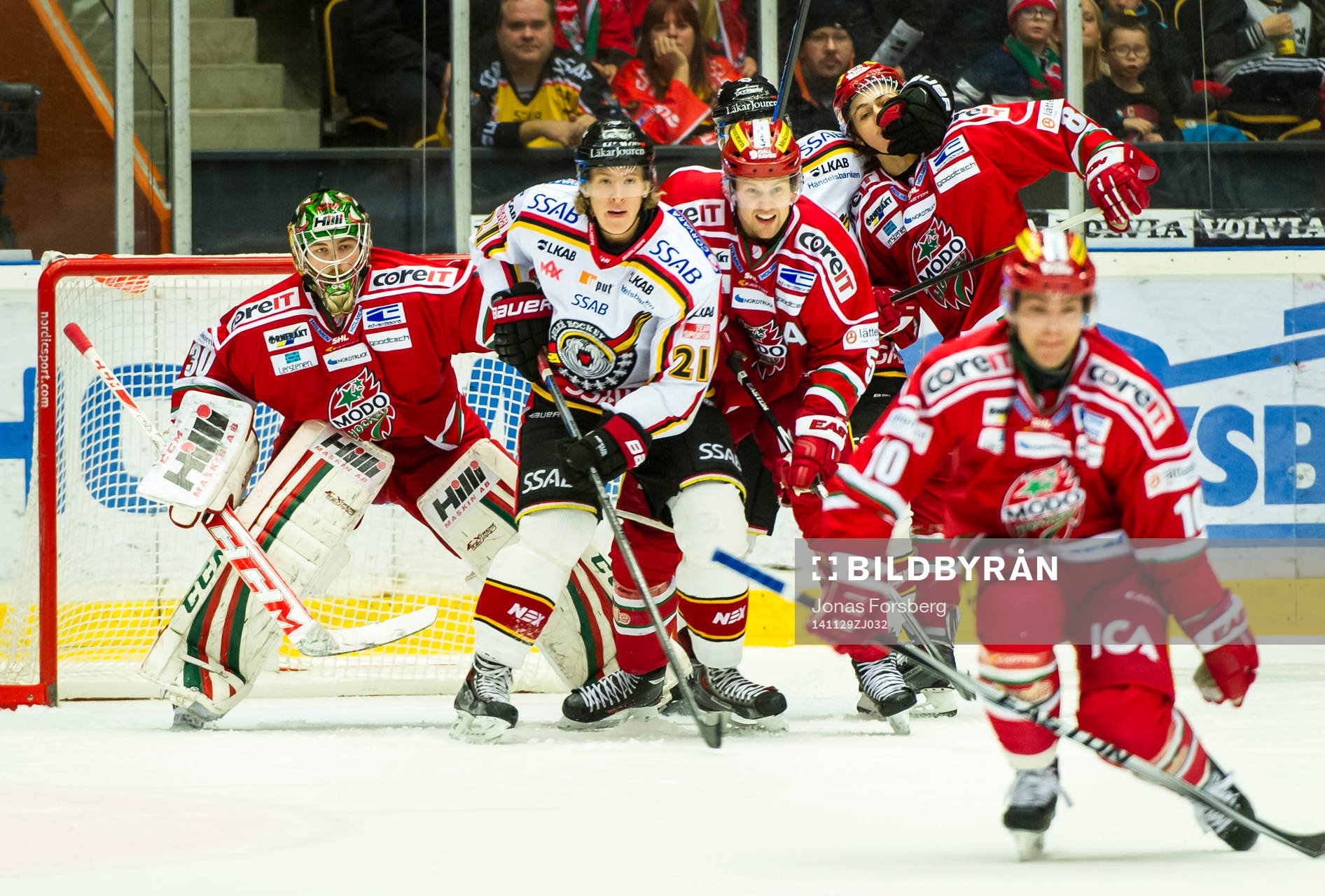 Modos Per-Åge Skröder målvakt Linus Ullmark Adrian Kempe