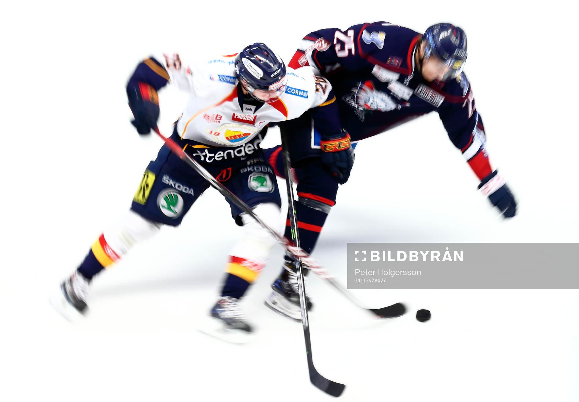 Djurgårdens Wilhelm Westlund  och Linköpings Johannes