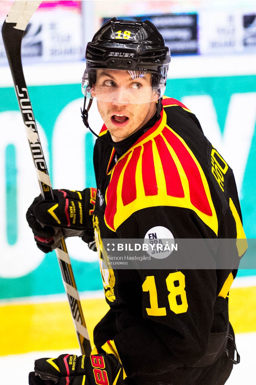 Brynäs Anton Rödin jublar