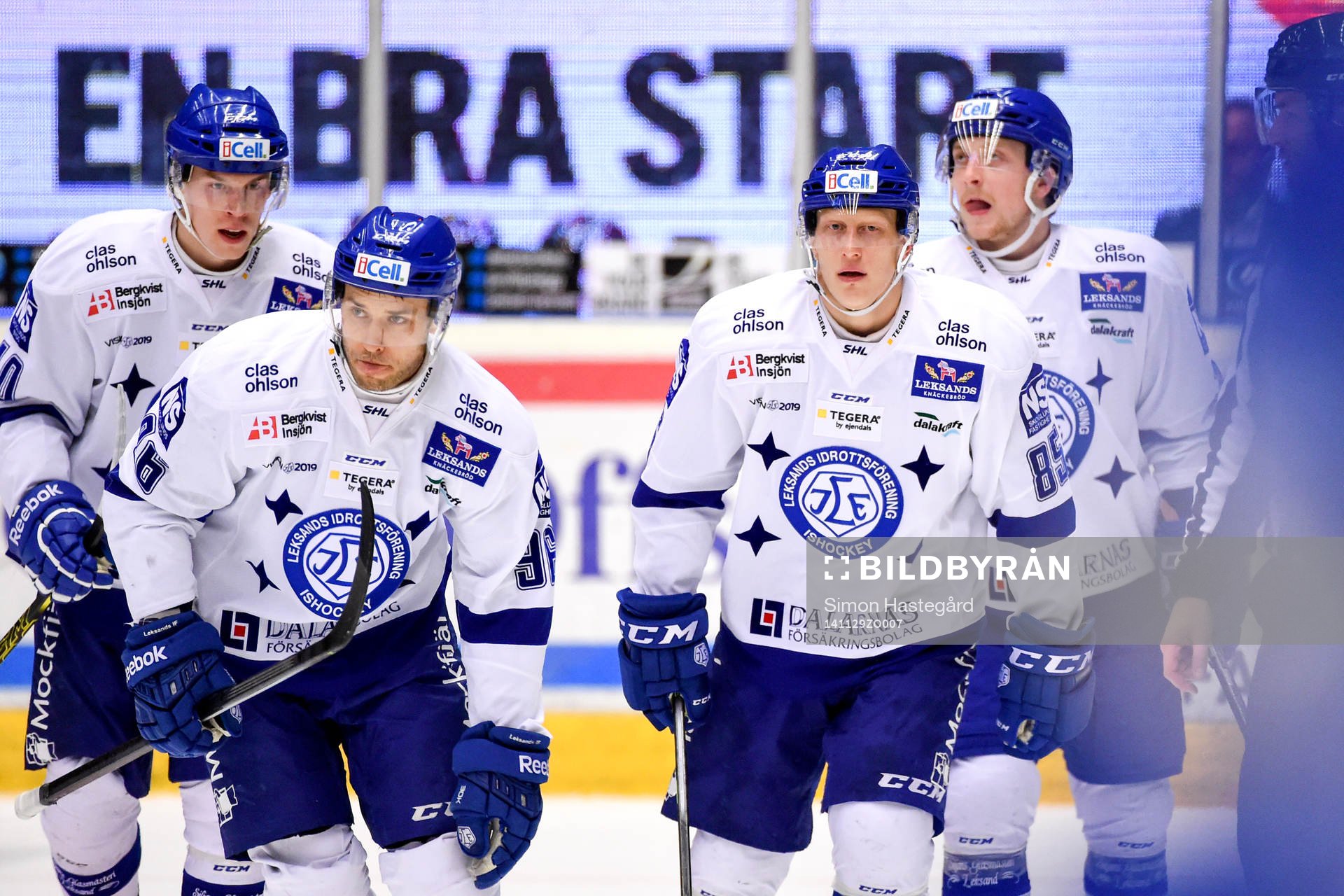 Leksands Tomi Sallinen, Fabian Brunnström, Toni Kähkönen