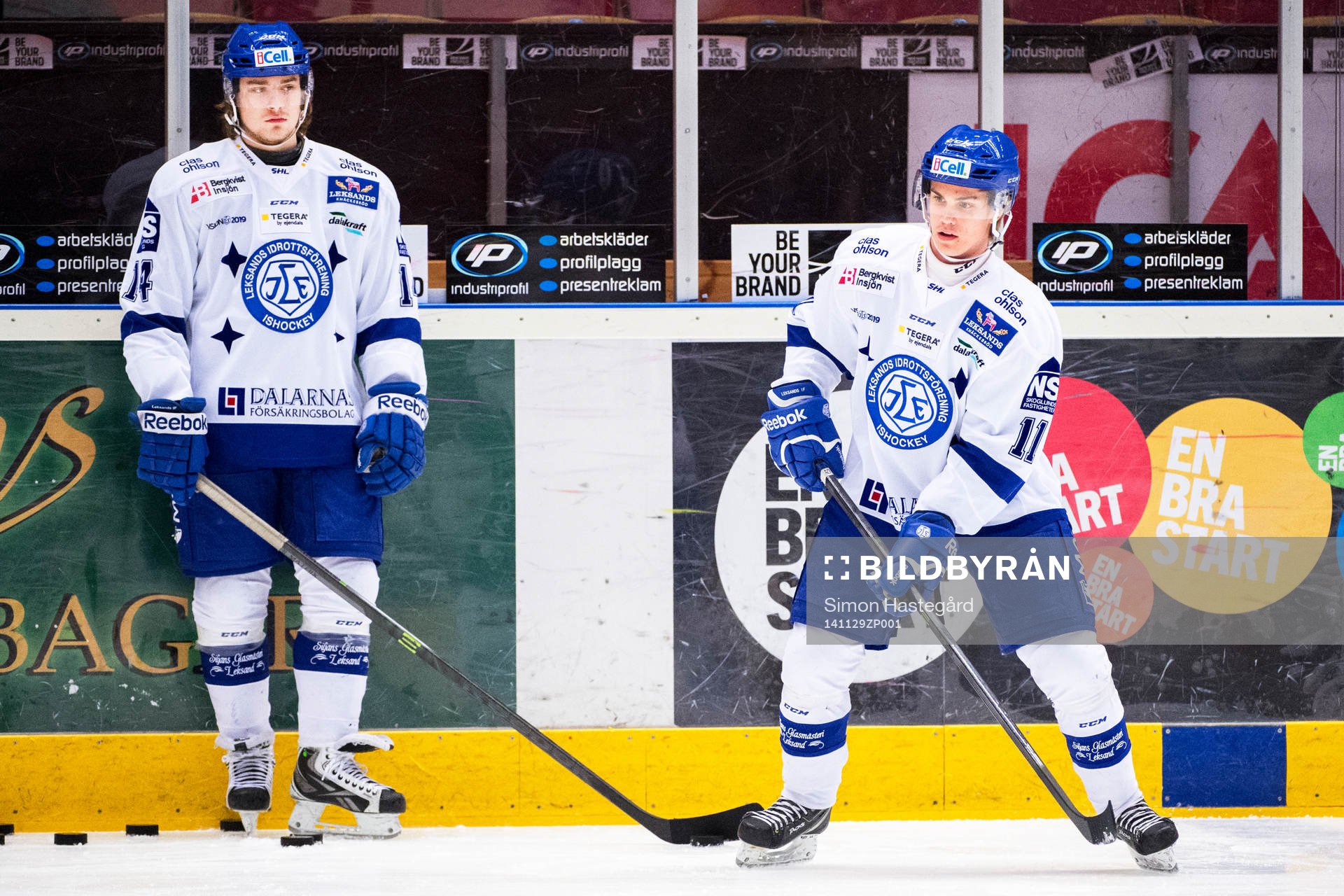 Tom Mäkitalo och Oskar Lang är två av Leksands juniorer