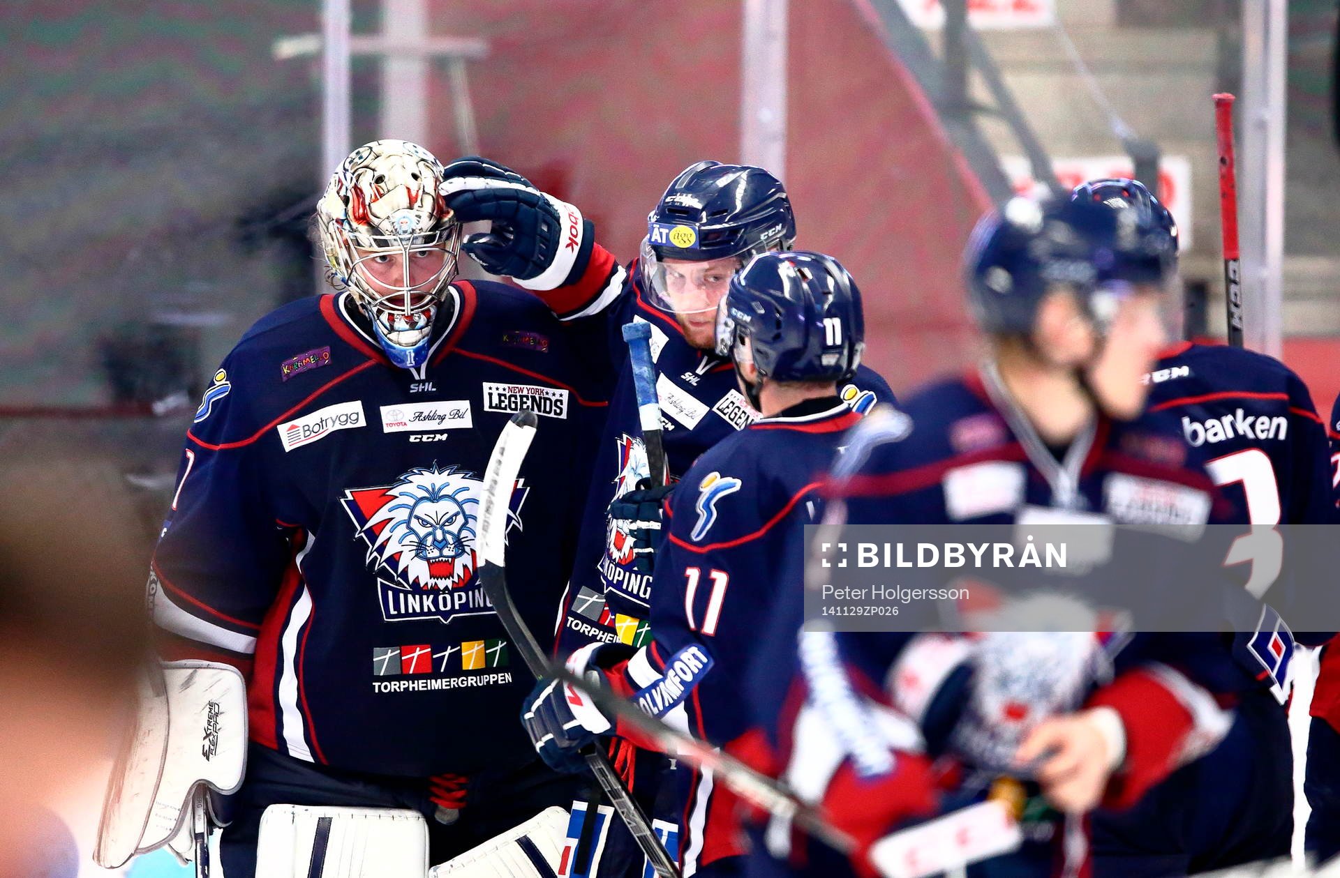 Linköping målvakt Marcus Högberg höll nollan och tackas