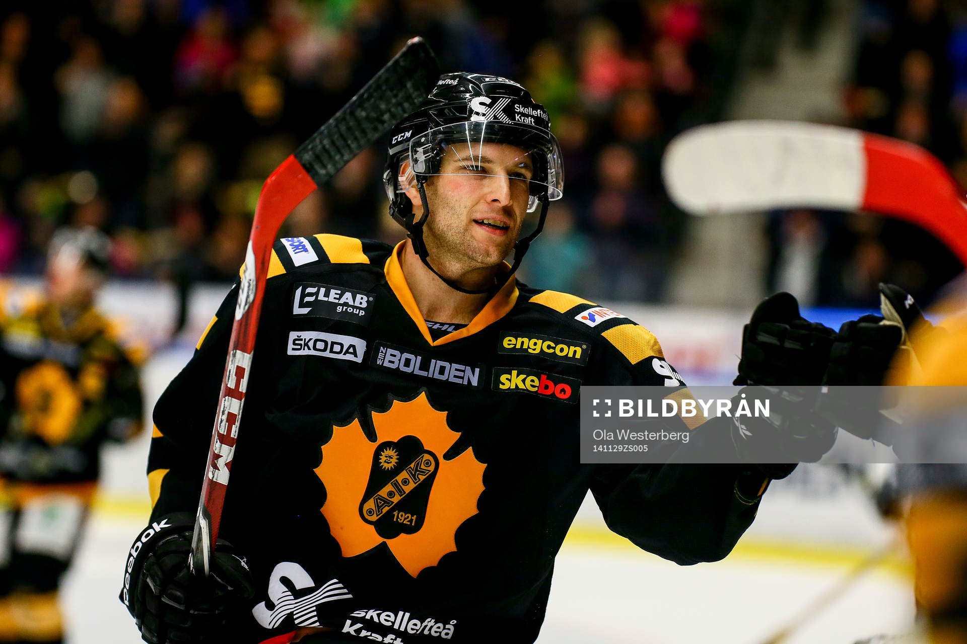 Skellefteås Rob Schremp jublar