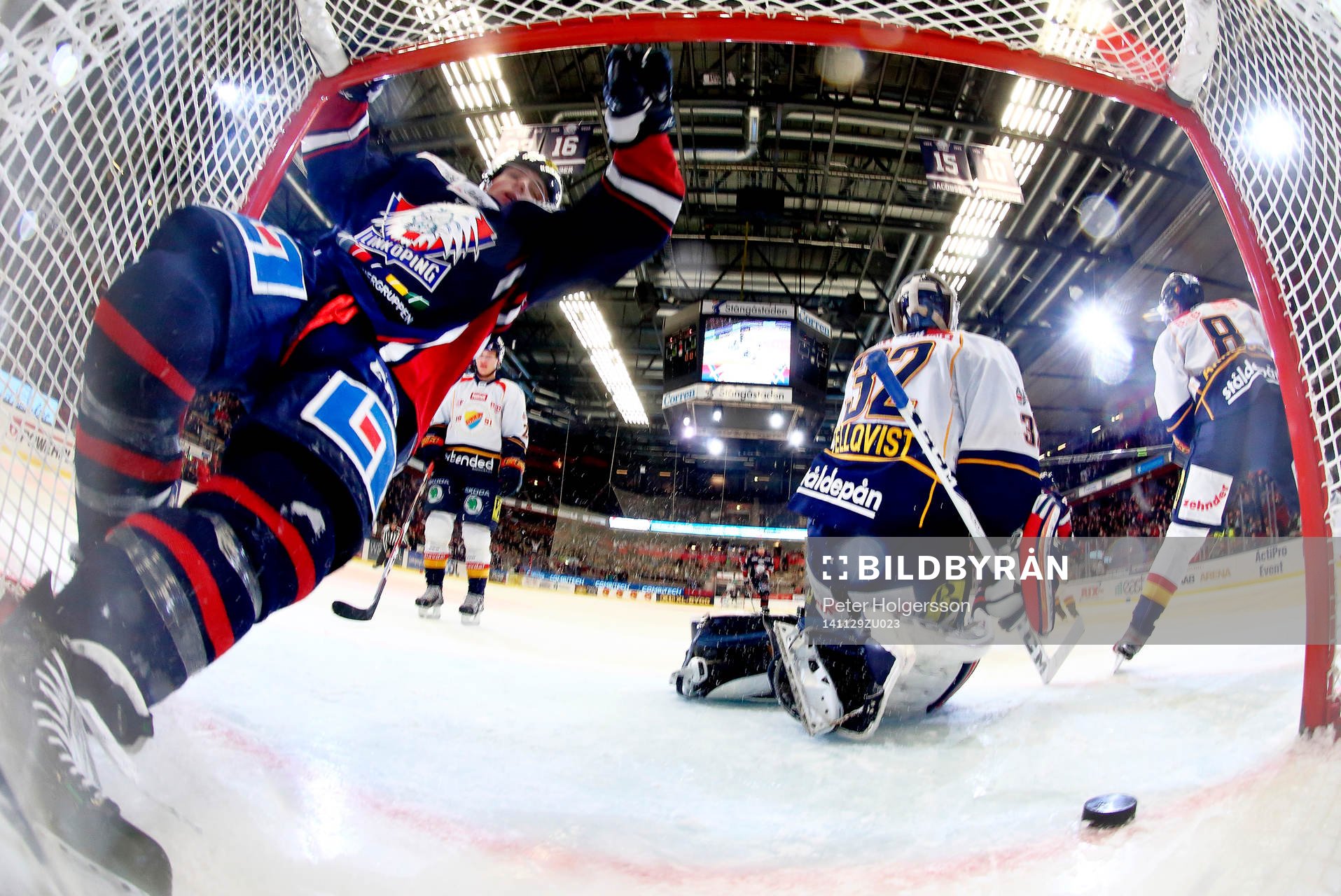 Mål 3-0 av Linköpings Nichlas Hardt med Linköpings Broc