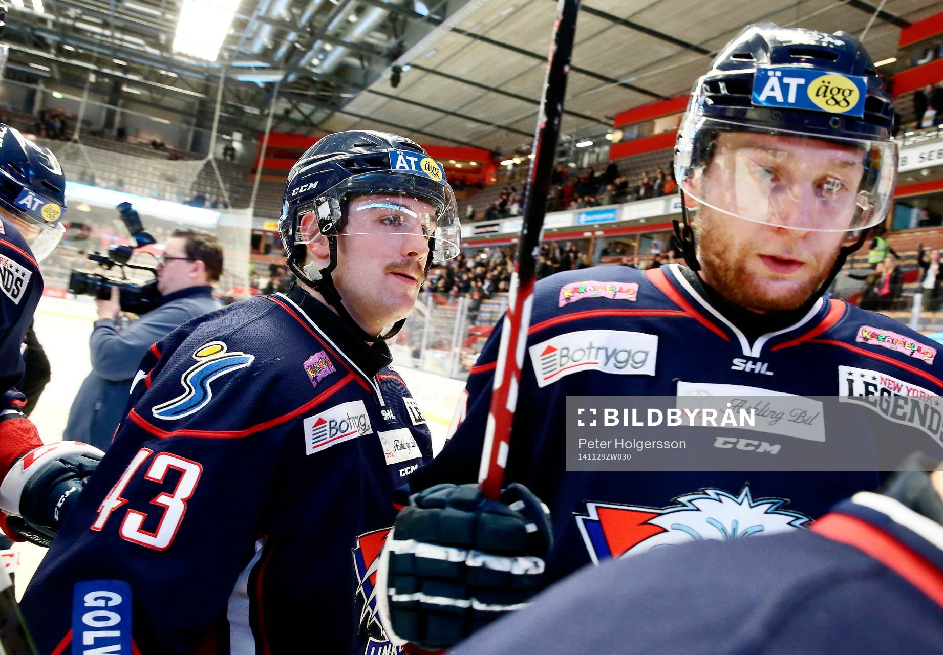 Tvåmålsskytt Linköpings Nichlas Hardt och Jonas Junland