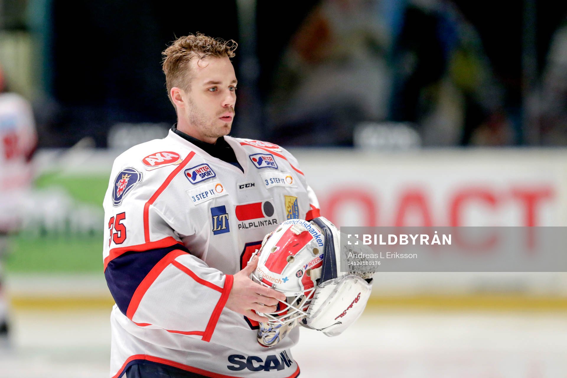 Södertäljes målvakt Tim Sandberg