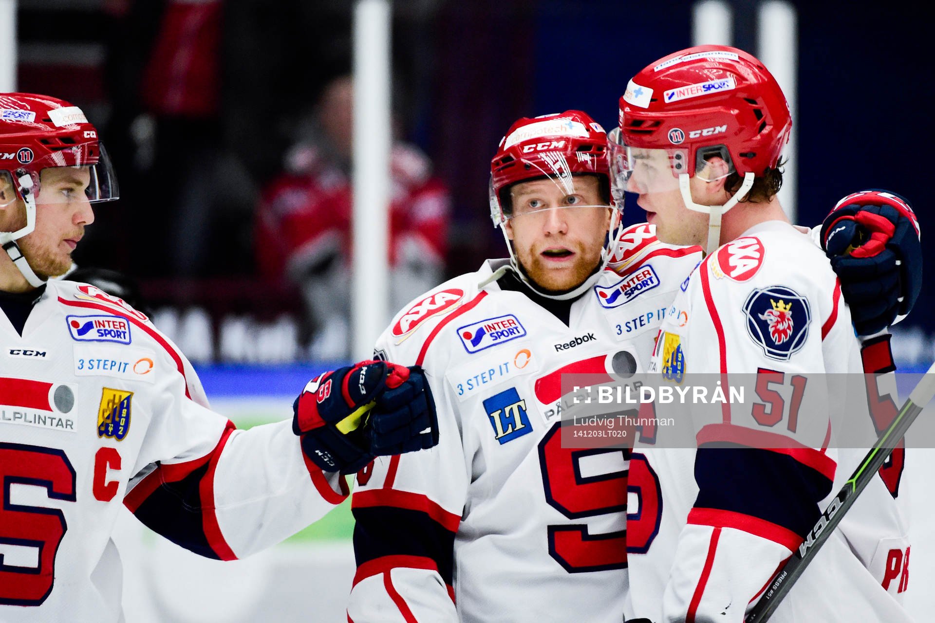 Södertäljes Jakob Karlsson och Robin Press jublar