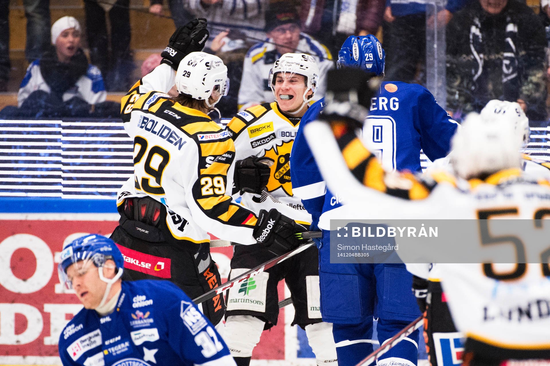 Skellefteås Pär Lindholm jublar