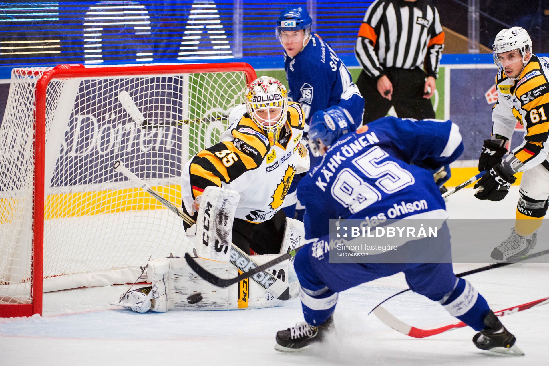 Leksands Tomi Sallinen  och Skellefteås Fredrik Lindgren