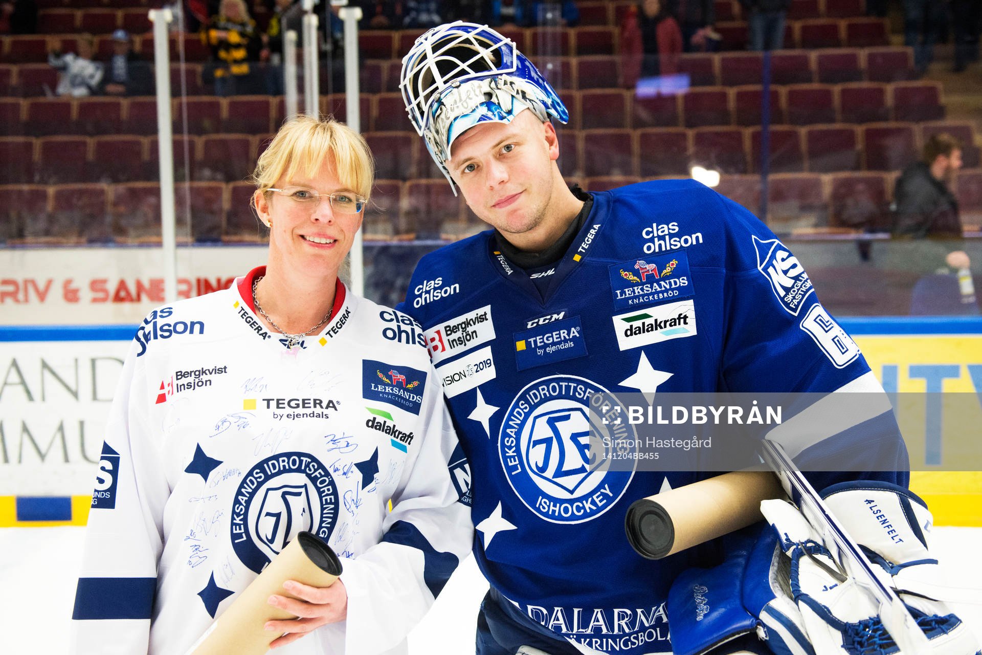 Leksands målvakt Oscar Alsenfelt blev utsedd till matchens