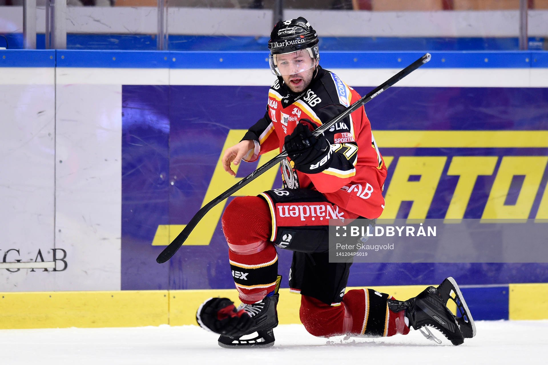 Luleås Per Ledin jublar