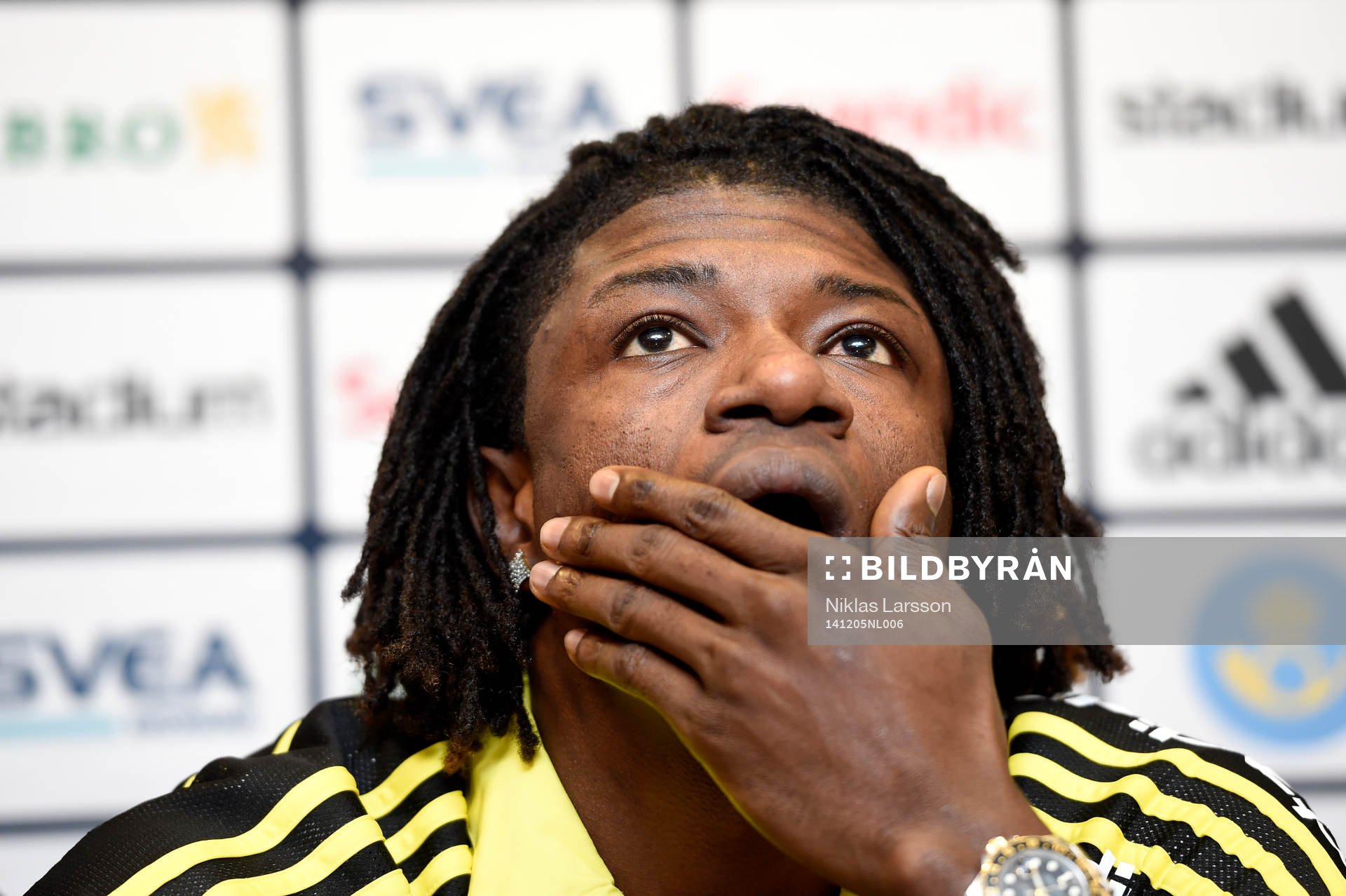 AIK presenterar nyförvärvet Mohamed Bangura på en