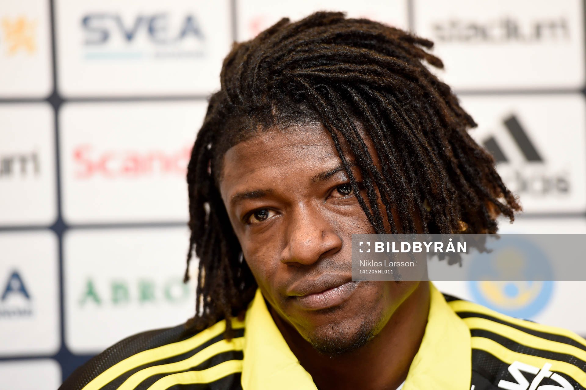 AIK presenterar nyförvärvet Mohamed Bangura på en