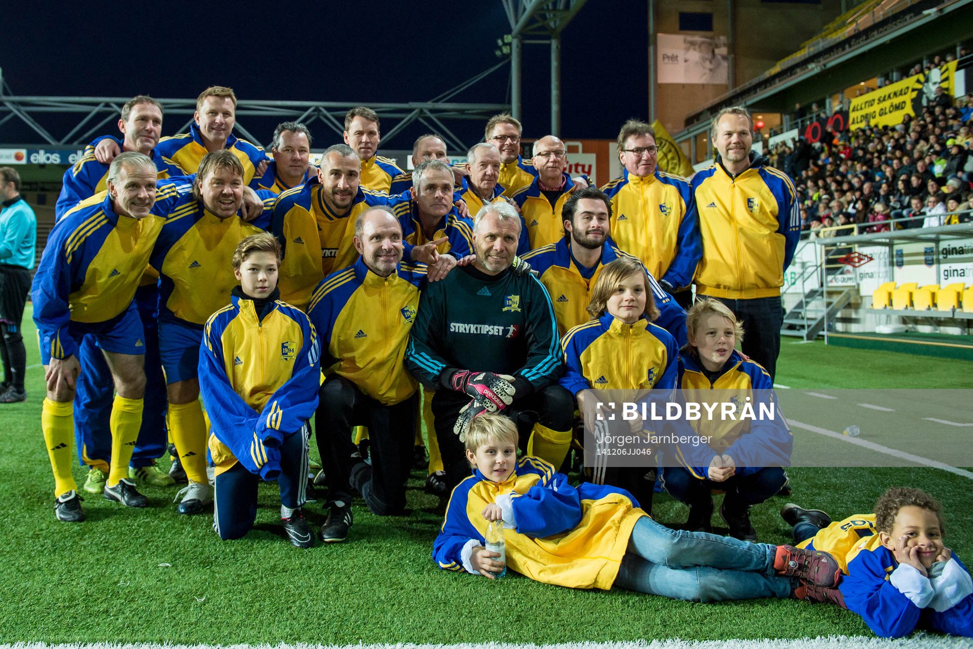 VM94-Lagets under Hedra Klas Ingessons fotbollsturnering den 6 december 2014 i Borås.