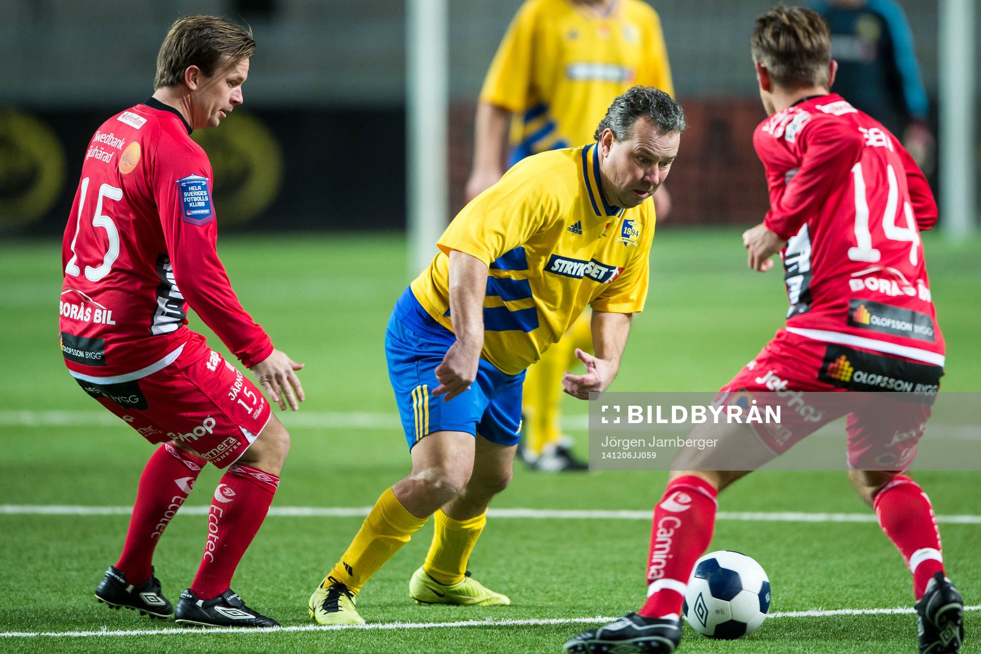 VM94-Lagets Stefan Rehn med Elfsborgs Tobias Linderoth