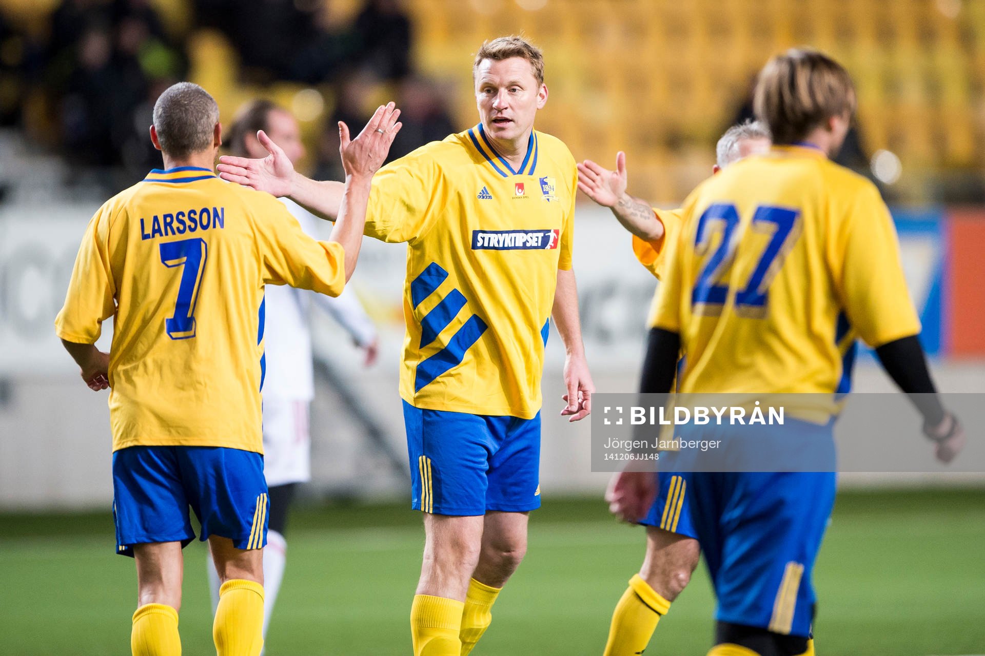 VM94-Lagets Kennet Andersson jublar