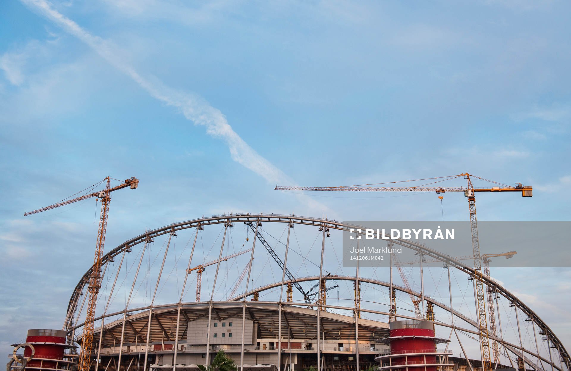 Khalifa International Stadium som renoveras