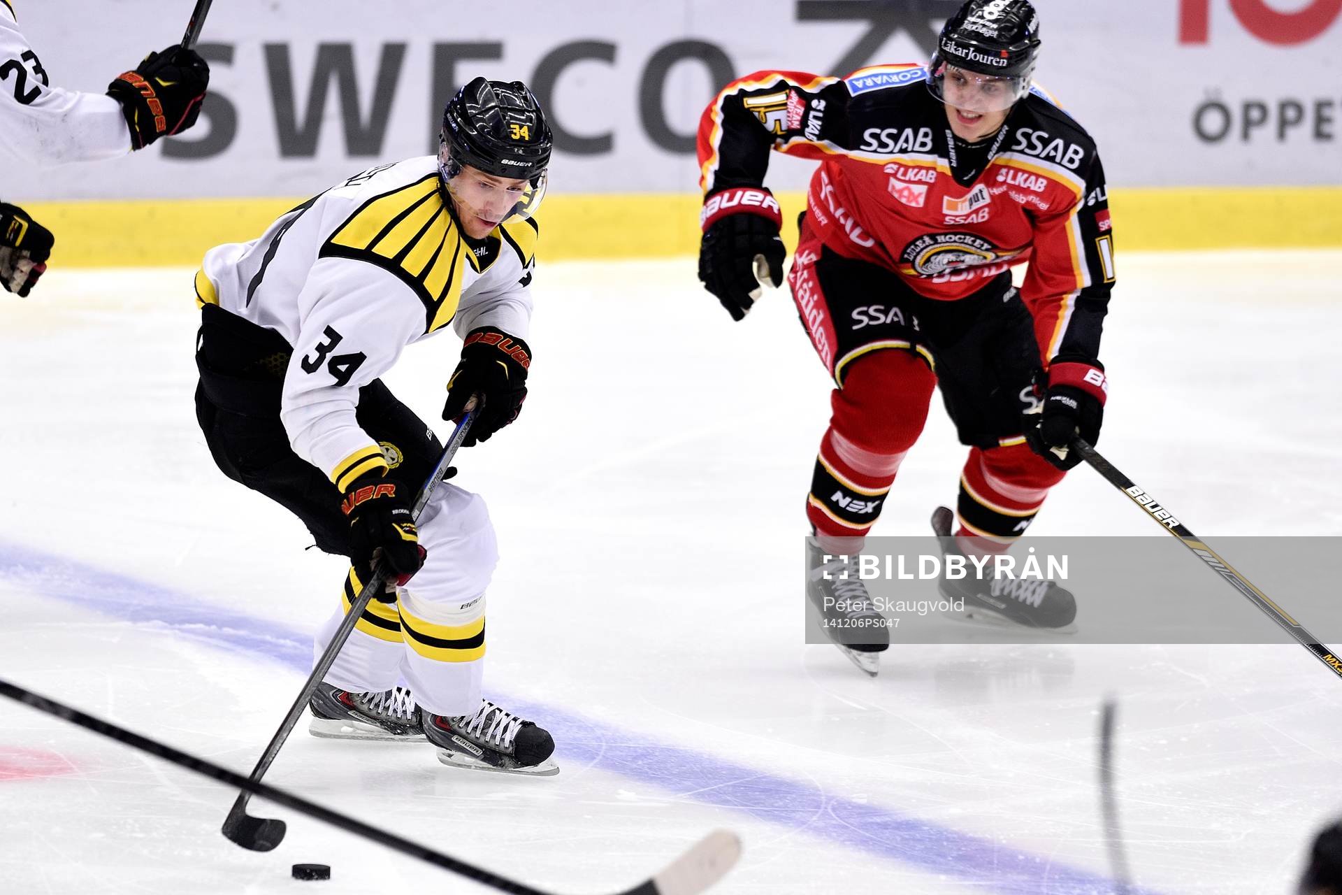 Brynäs Daniel Brodin med pucken