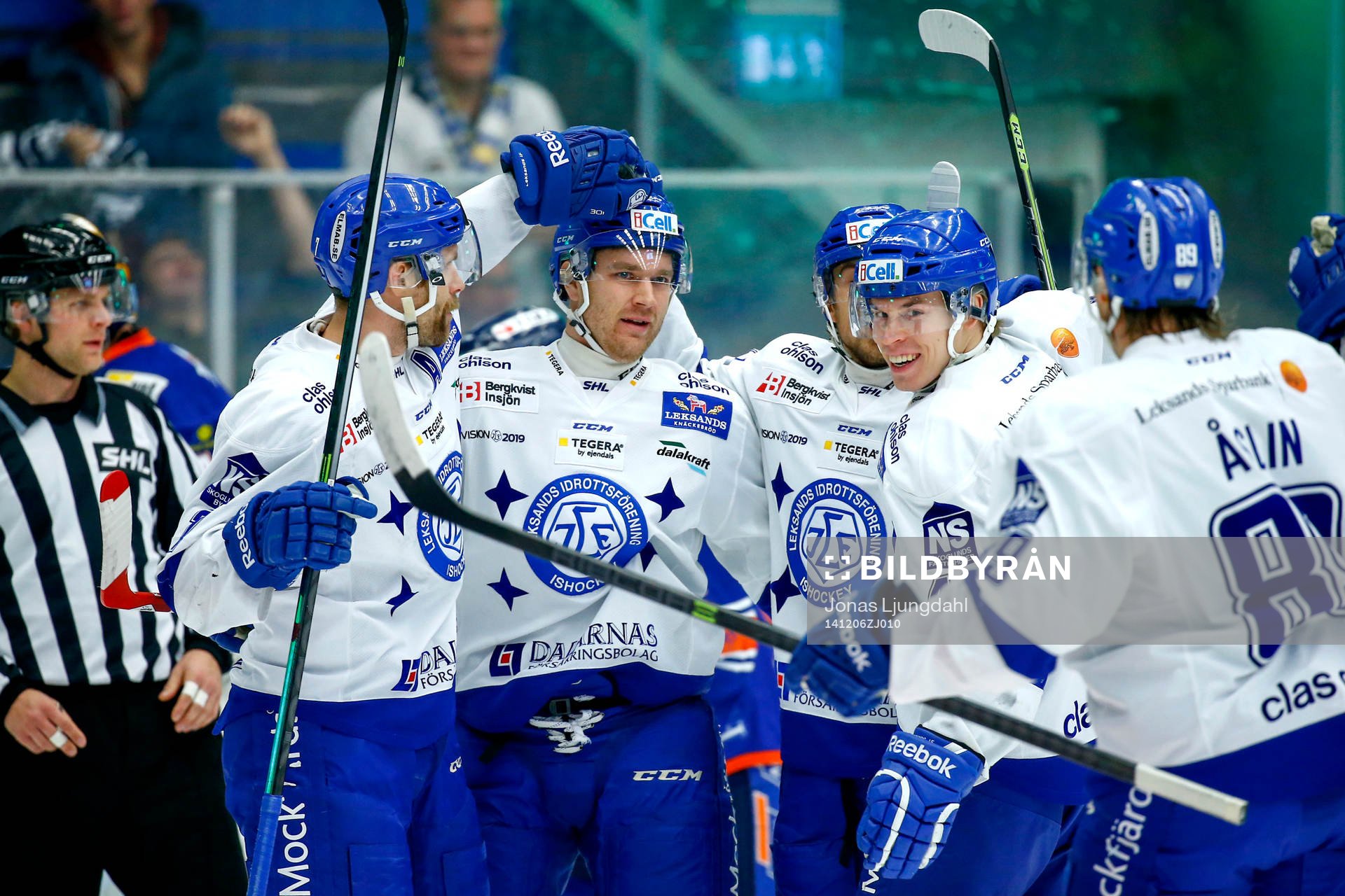 Leksands Jens Bergenström jublar