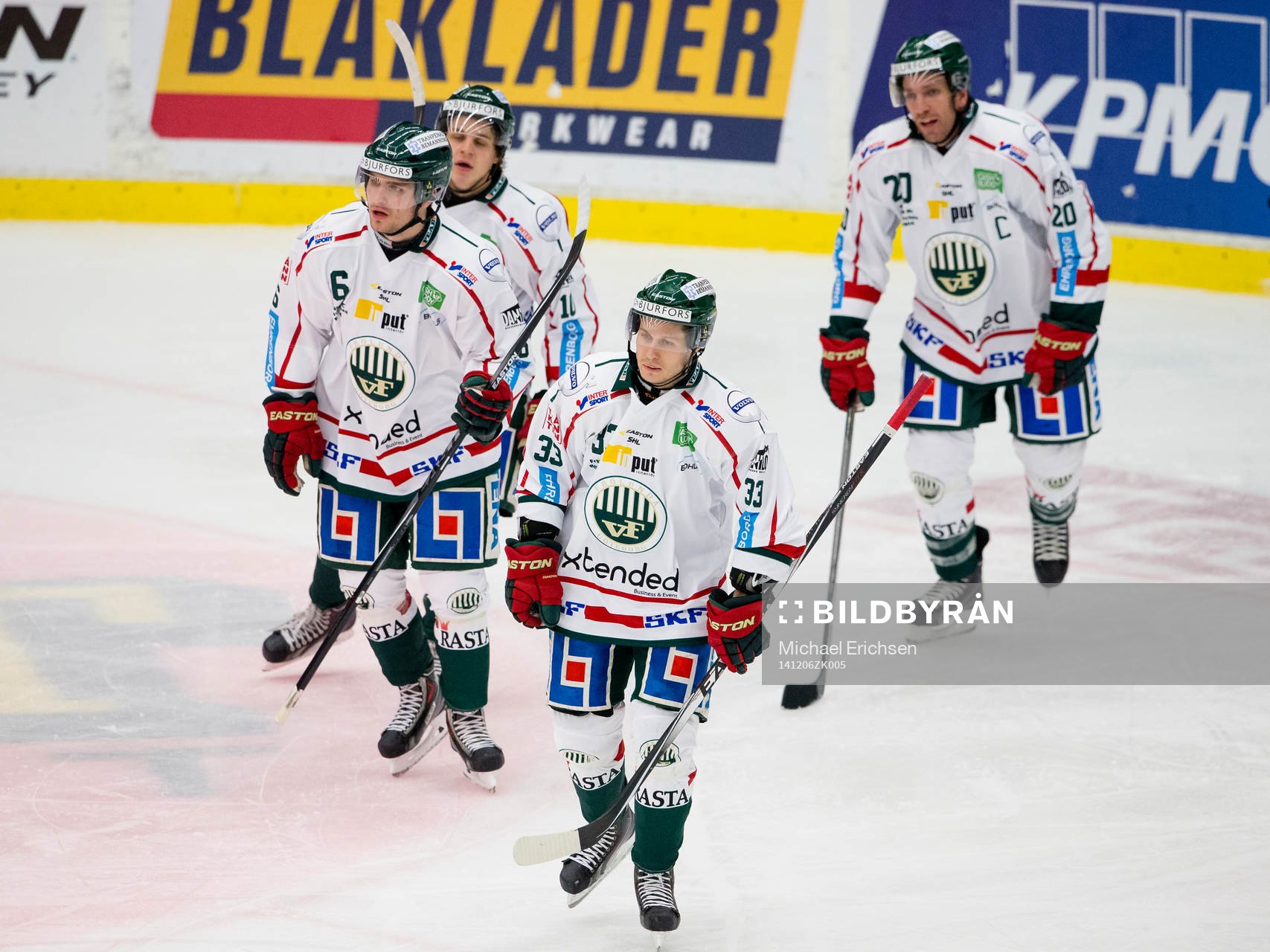 Frölundas Mikael Wikstrand, Elias Fälth, Mattias Janmark